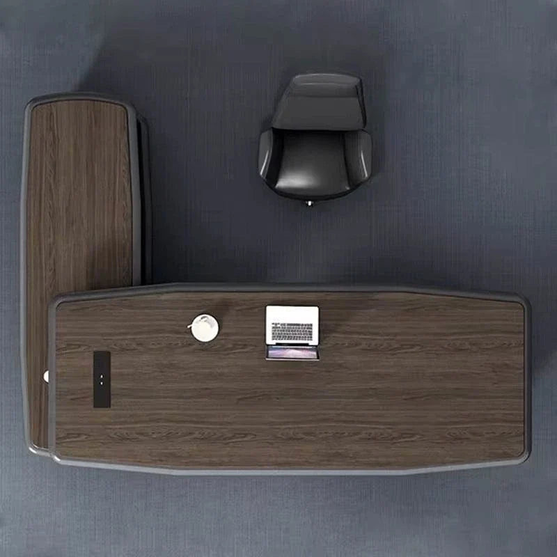 Alwin · Modern L-Shaped Executive Desk