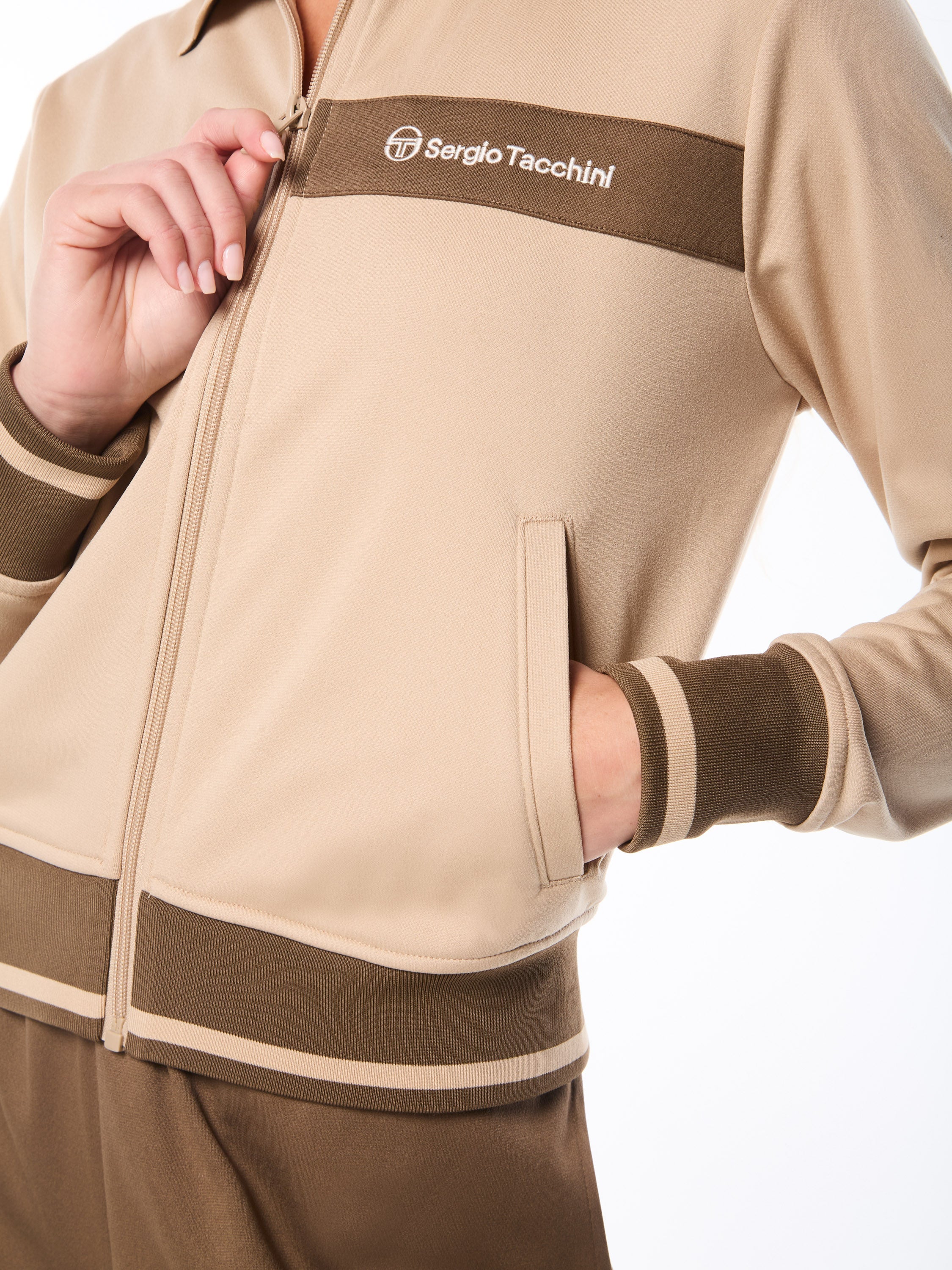 Amara Track Jacket-Humus