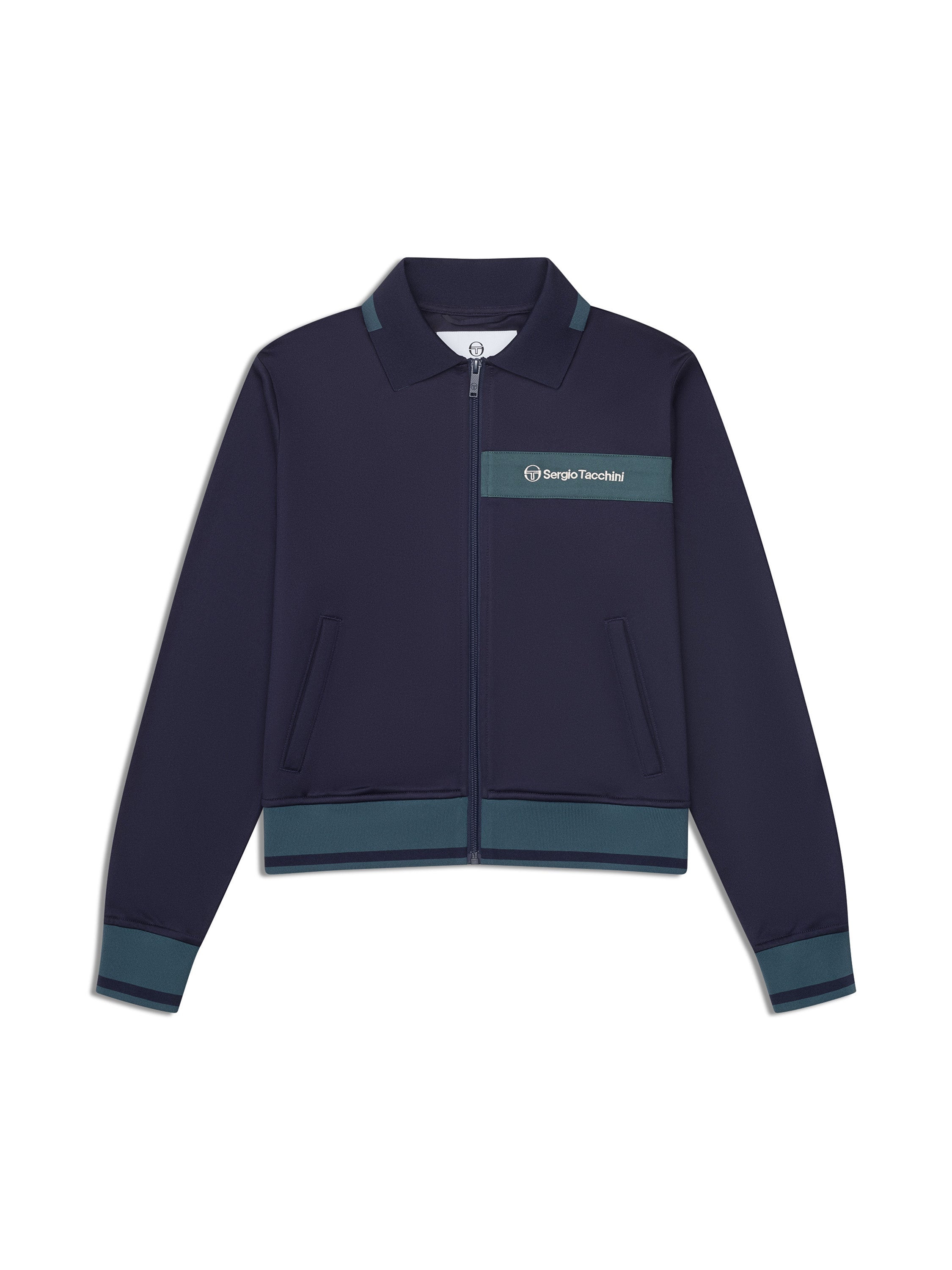 Amara Track Jacket-Maritime Blue