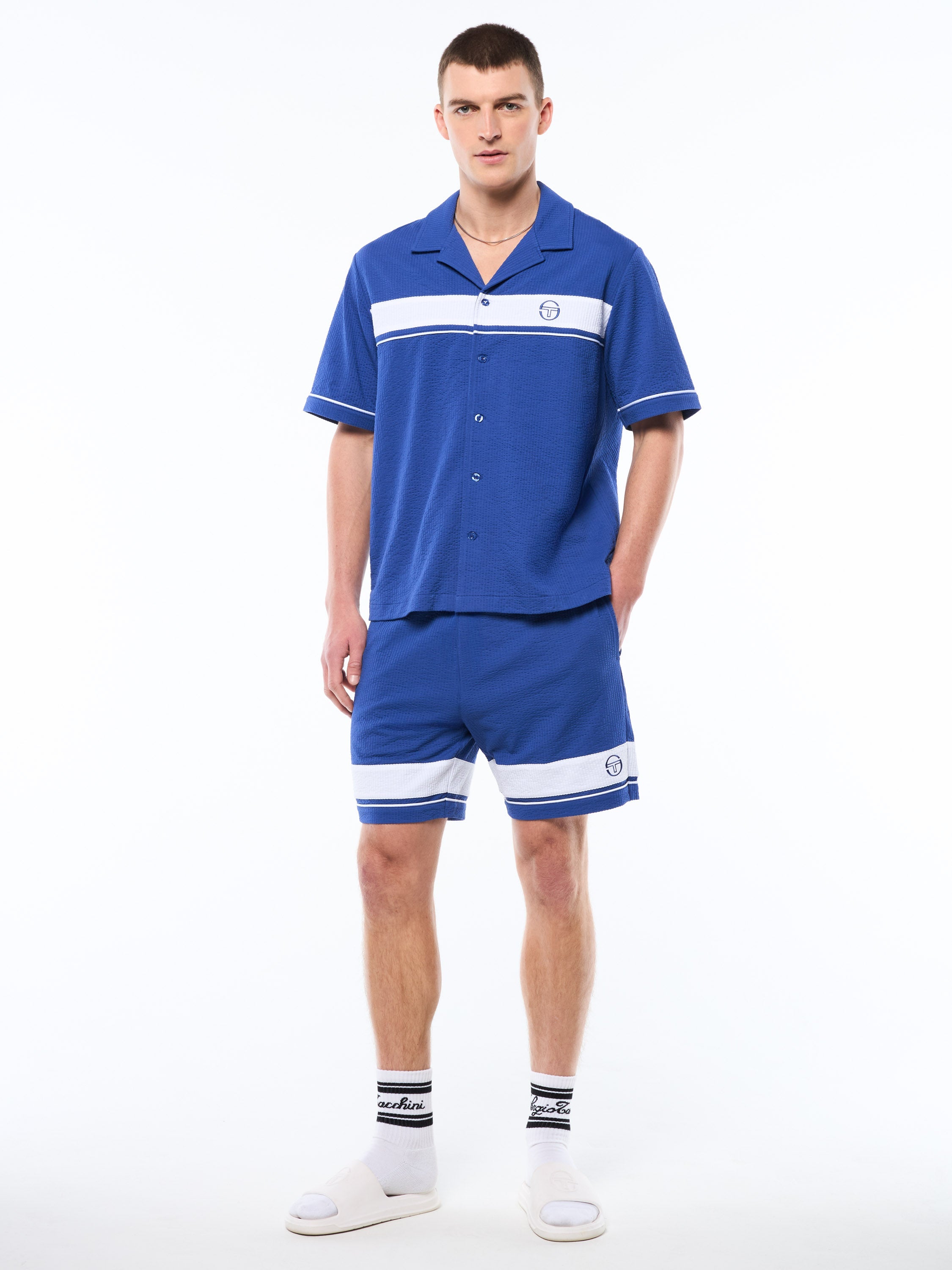 Annata Cabana Shirt-Deep Ultramarine