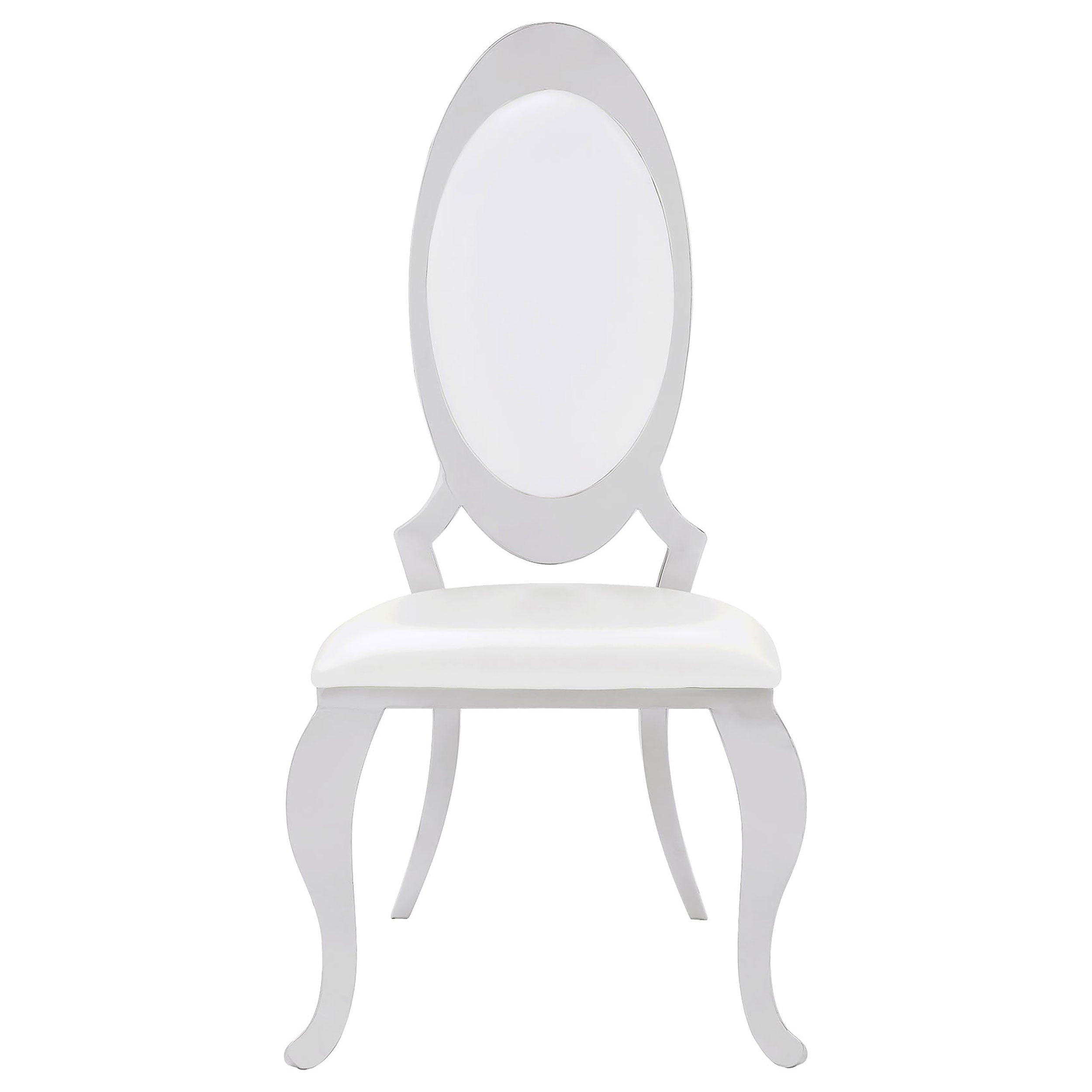 Antoine Upholstered Dining Chair Cream White (Set of 2)