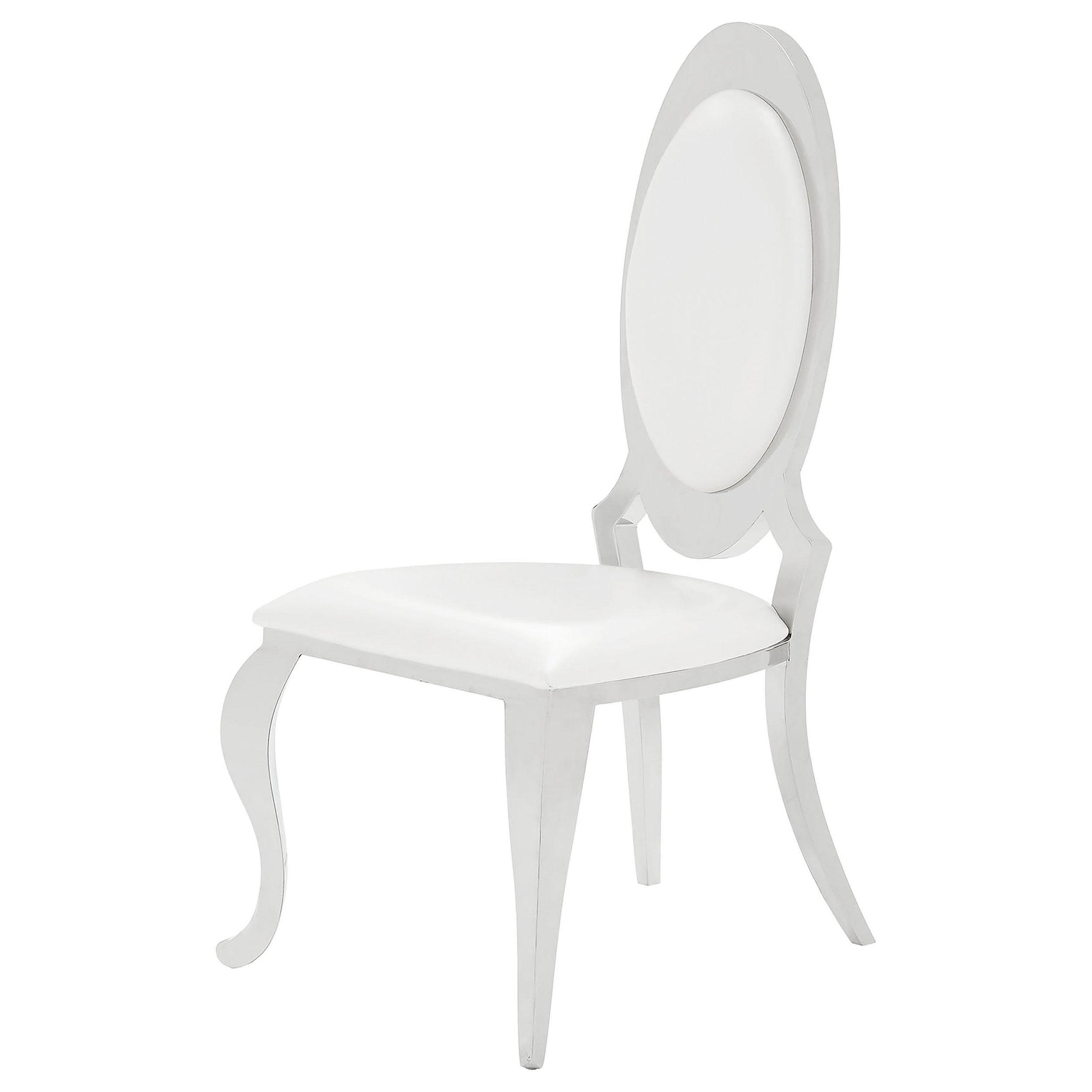 Antoine Upholstered Dining Chair Cream White (Set of 2)