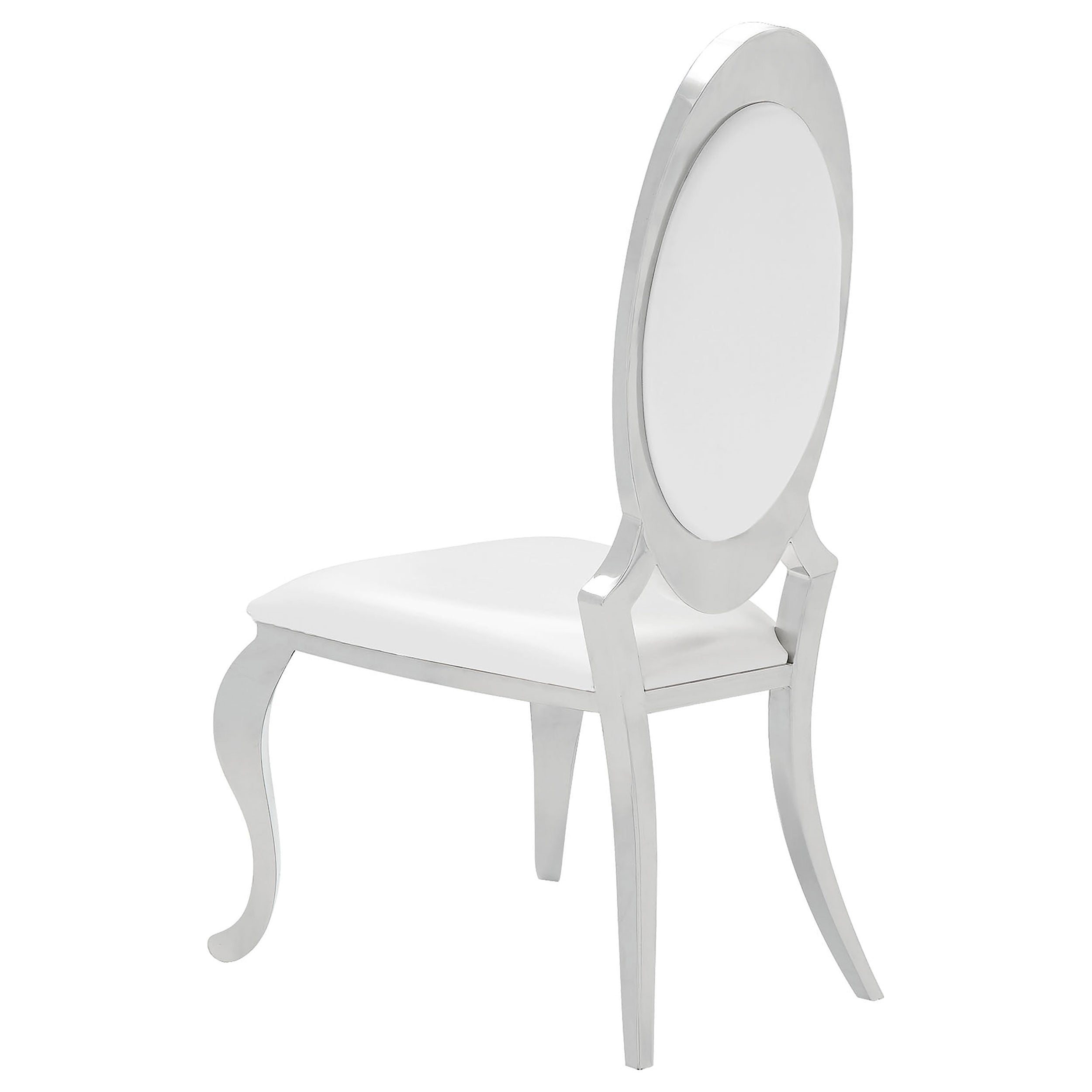 Antoine Upholstered Dining Chair Cream White (Set of 2)