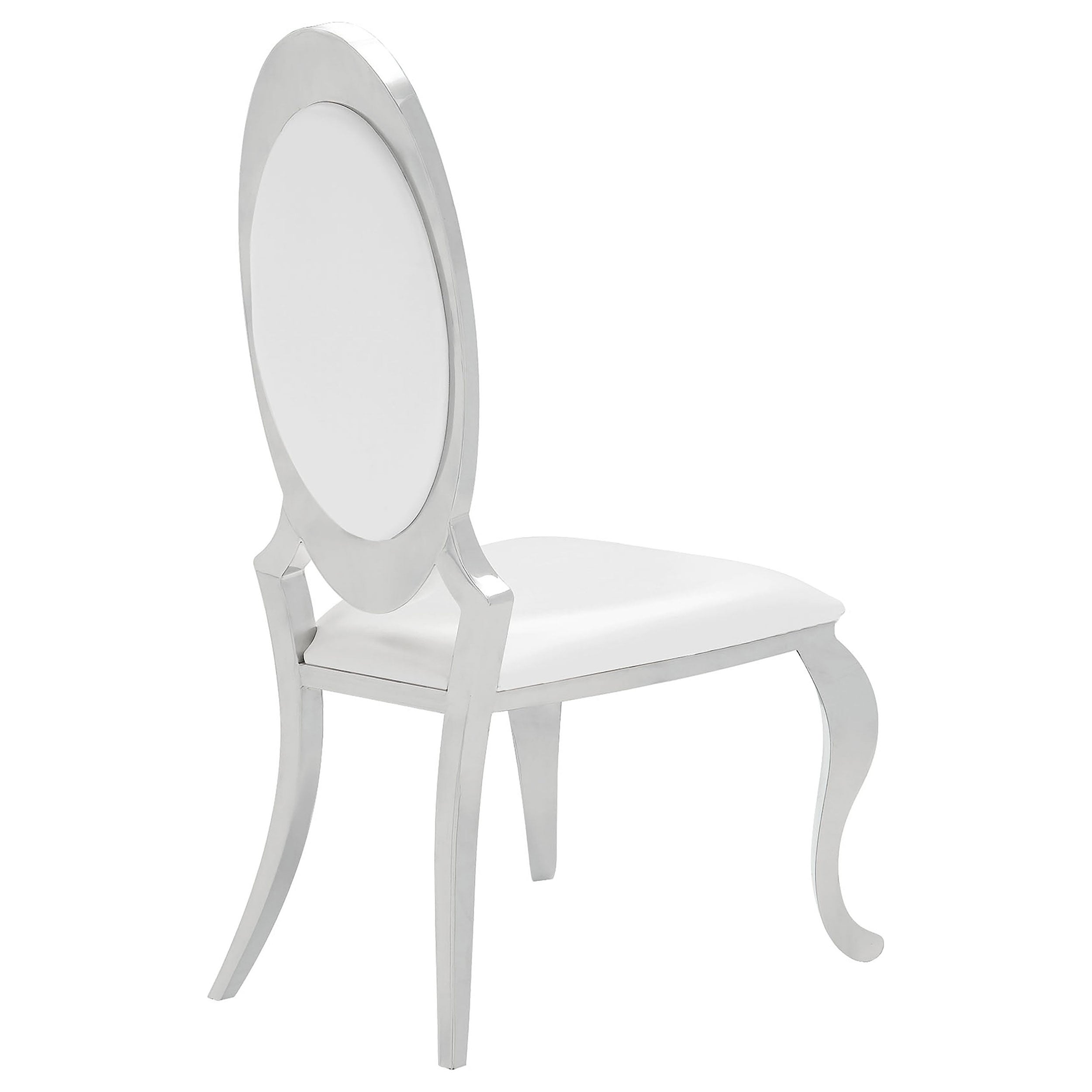 Antoine Upholstered Dining Chair Cream White (Set of 2)