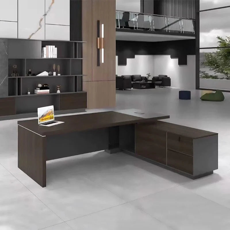 Anton · 8′ Executive L-Shaped Desk