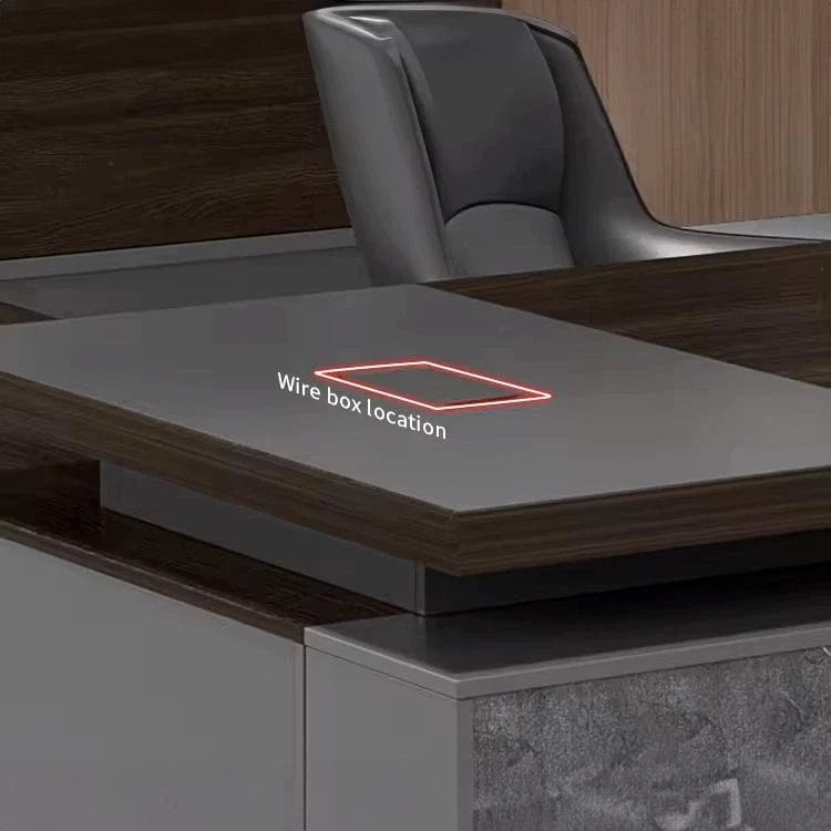 Anton · 8′ Executive L-Shaped Desk