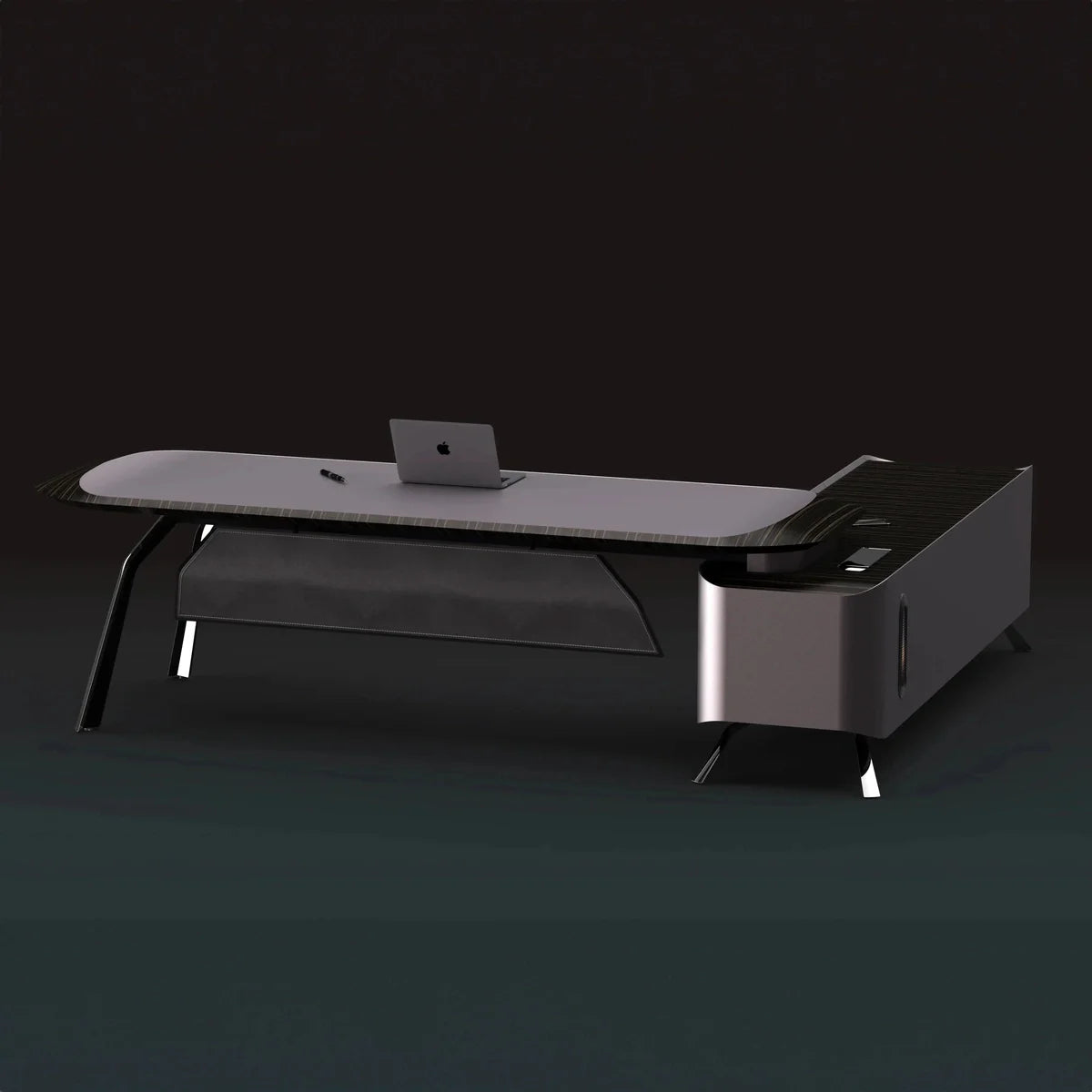 Apexa · Luxury L-Shaped Executive Desk