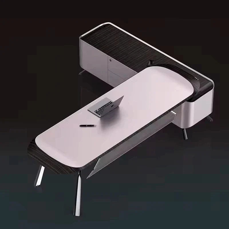Apexa · Luxury L-Shaped Executive Desk