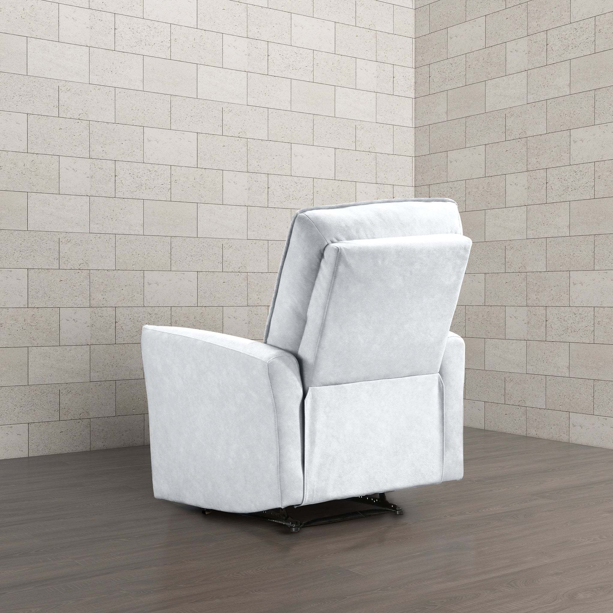 Asheville Premium Recliner Chair – Light Gray Upholstered Comfort Seating