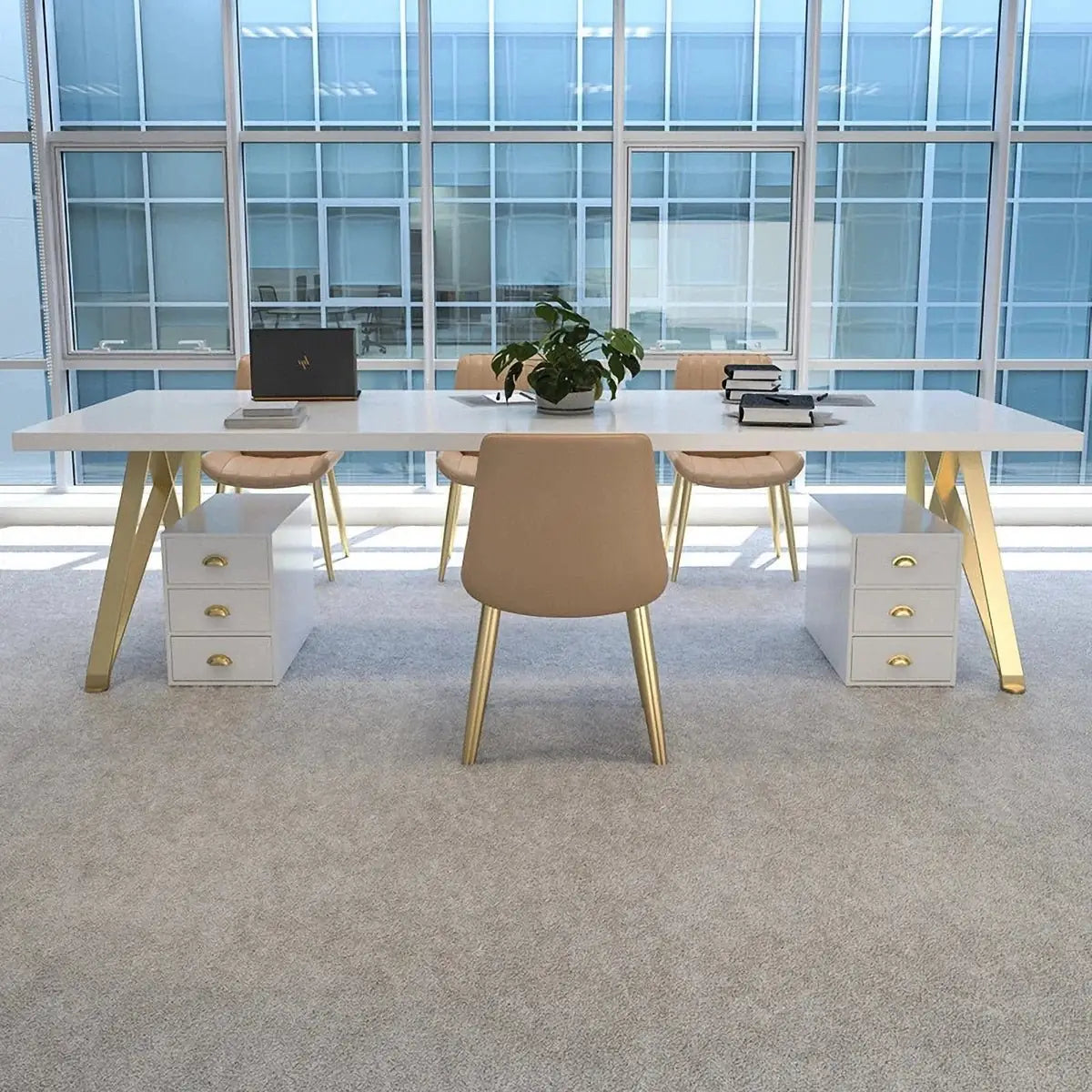 Astrid · White Collaborative Meeting Table