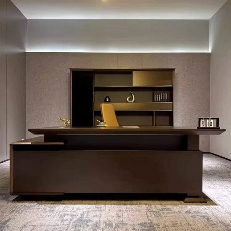 Atlee · Modern L-Shaped Executive Desk