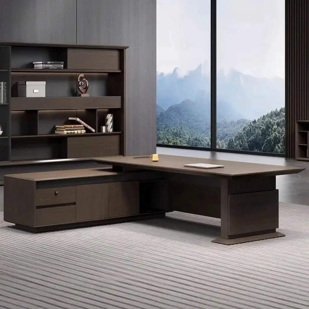 Atlee · Modern L-Shaped Executive Desk