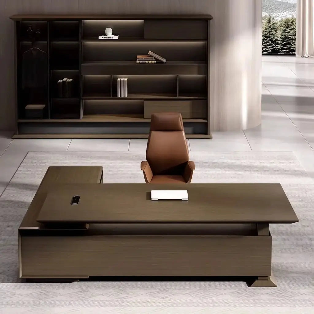 Atlee · Modern L-Shaped Executive Desk