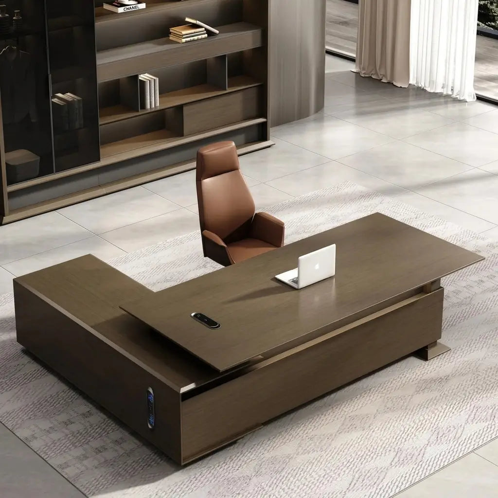 Atlee · Modern L-Shaped Executive Desk