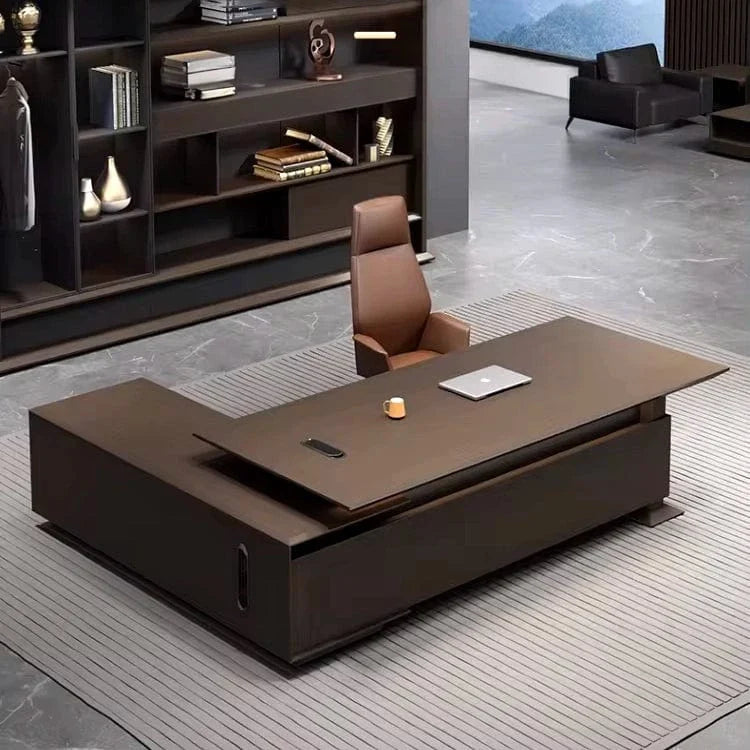 Atlee · Modern L-Shaped Executive Desk