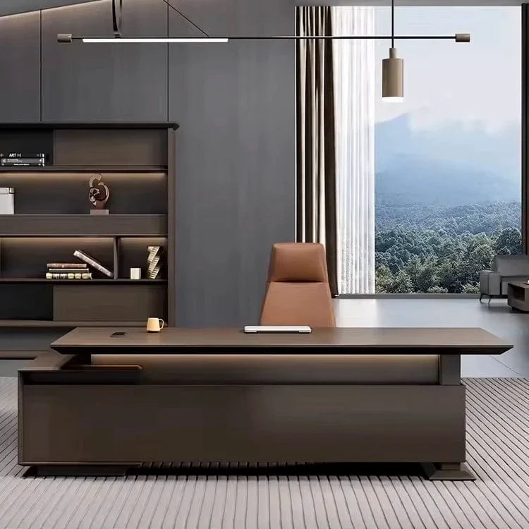 Atlee · Modern L-Shaped Executive Desk