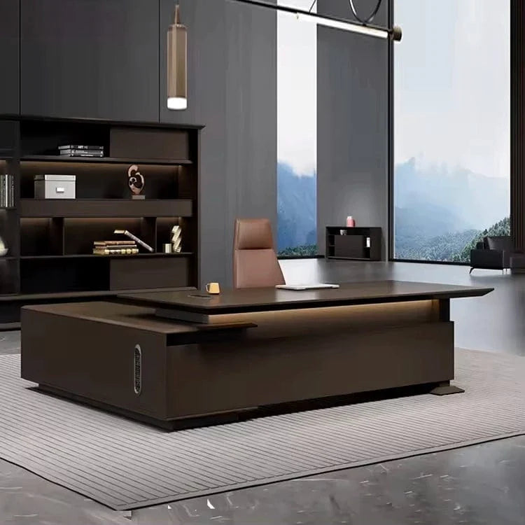Atlee · Modern L-Shaped Executive Desk