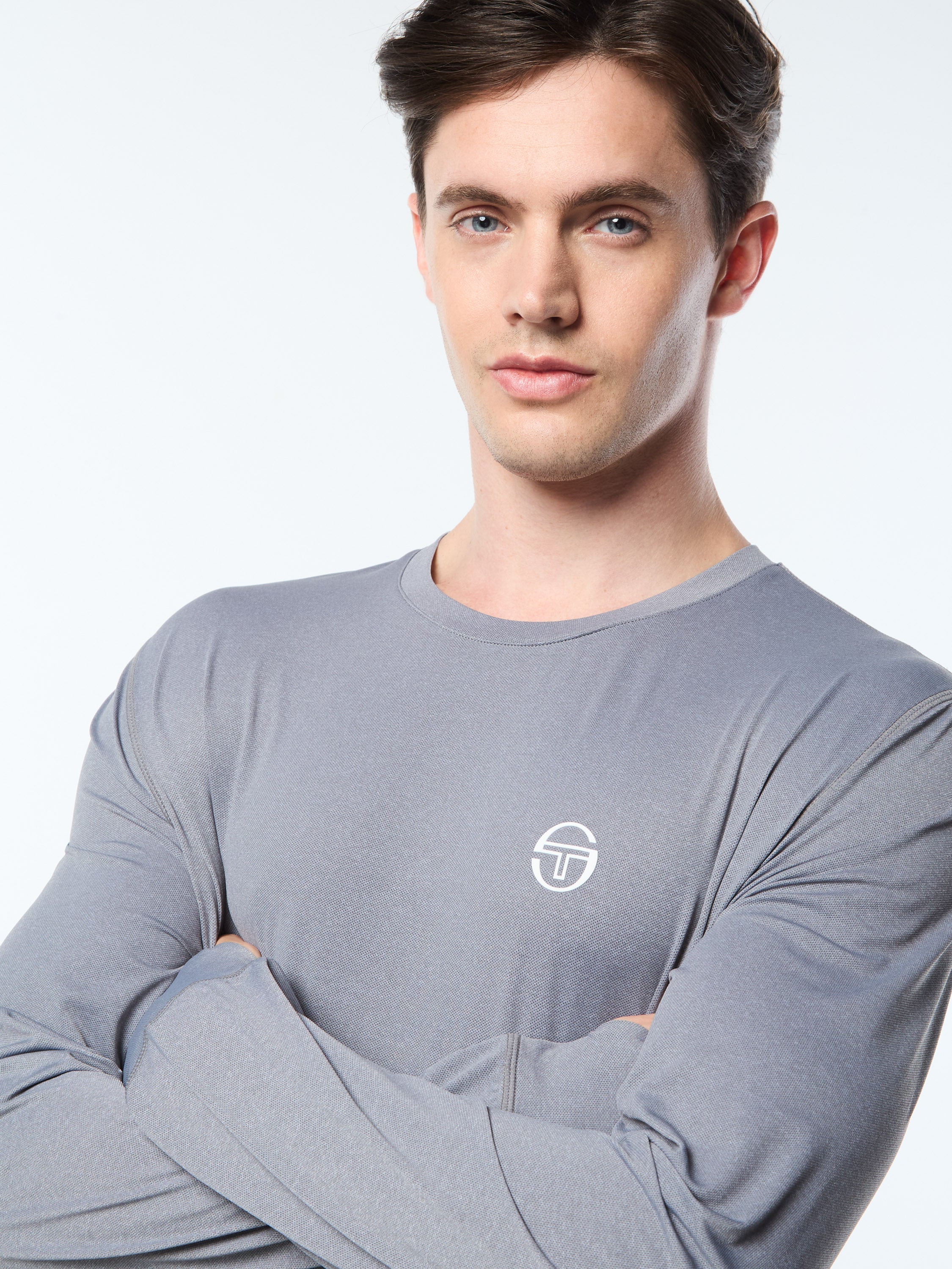 Attivo Damarindo Long Sleeve Tee- Quiet Gray