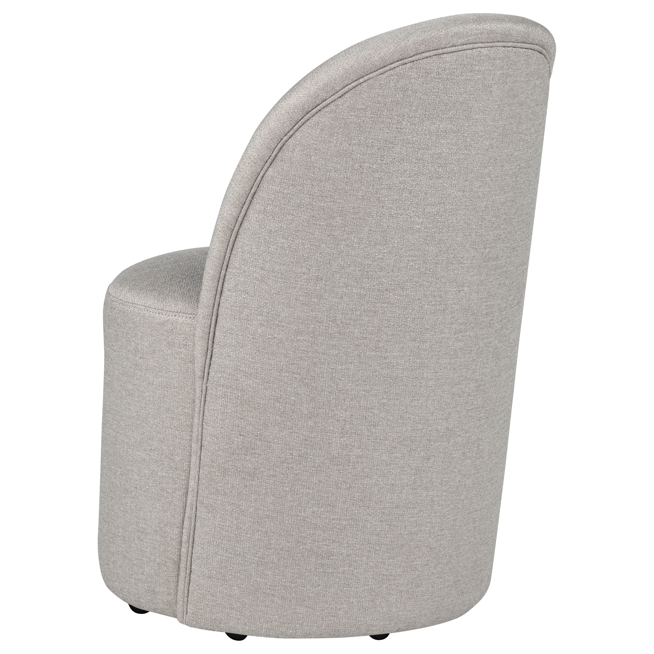 Aubrey Upholstered Barrel Dining Side Chair Beige (Set of 2)