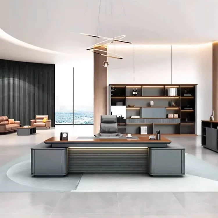 Audley · Modern L-Shaped Executive Desk