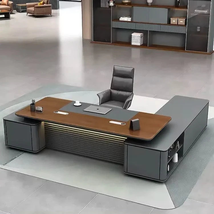 Audley · Modern L-Shaped Executive Desk