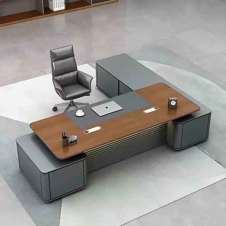 Audley · Modern L-Shaped Executive Desk