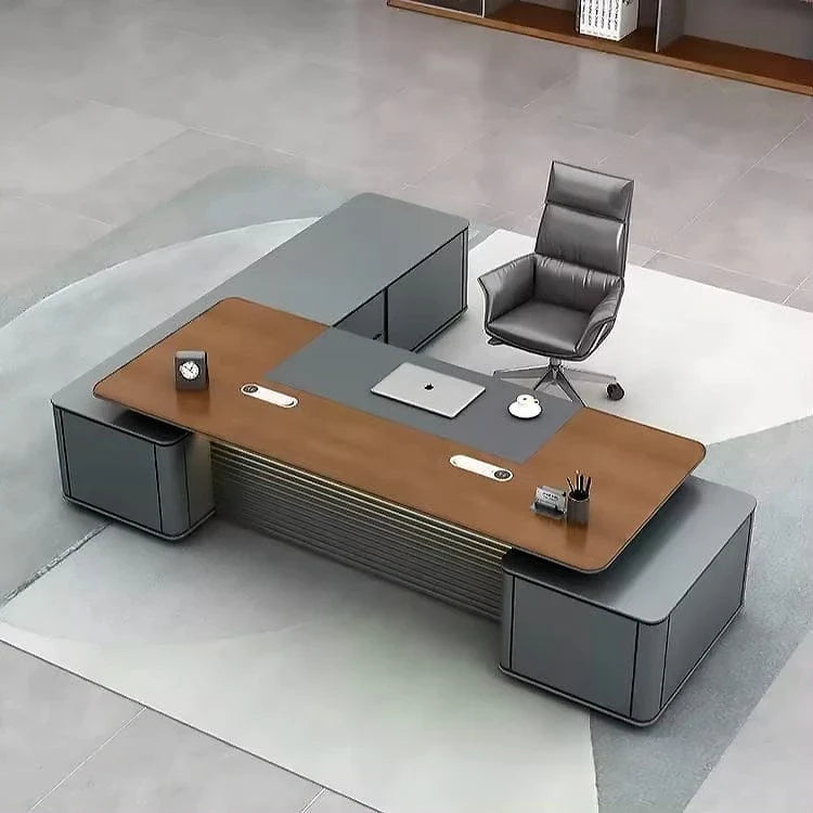 Audley · Modern L-Shaped Executive Desk