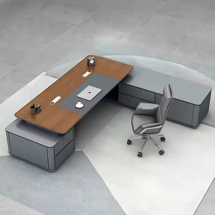 Audley · Modern L-Shaped Executive Desk