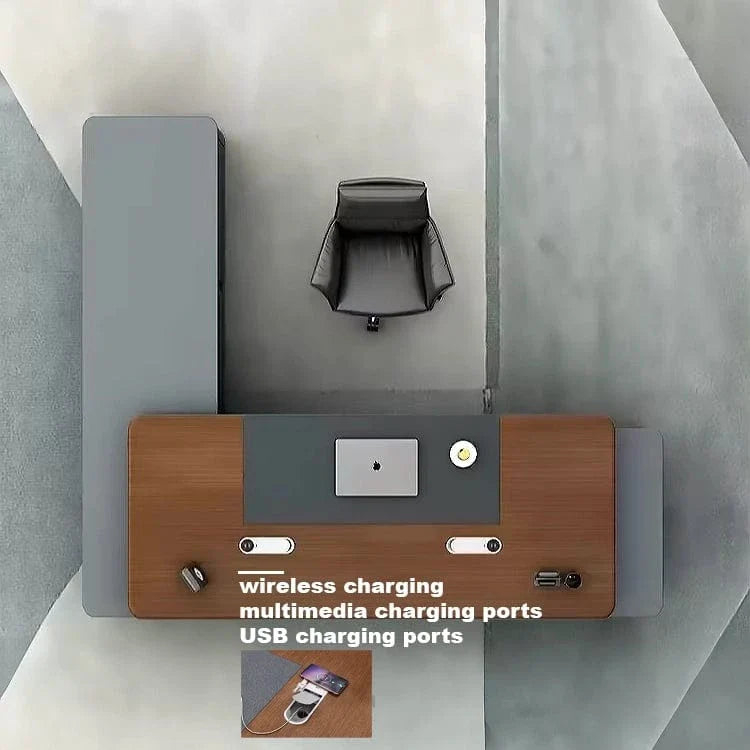 Audley · Modern L-Shaped Executive Desk