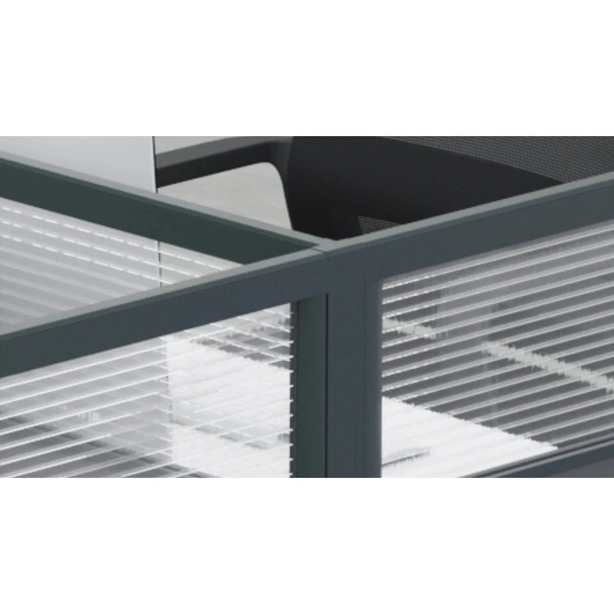 Averon · L-Shaped Cubicle Workstation