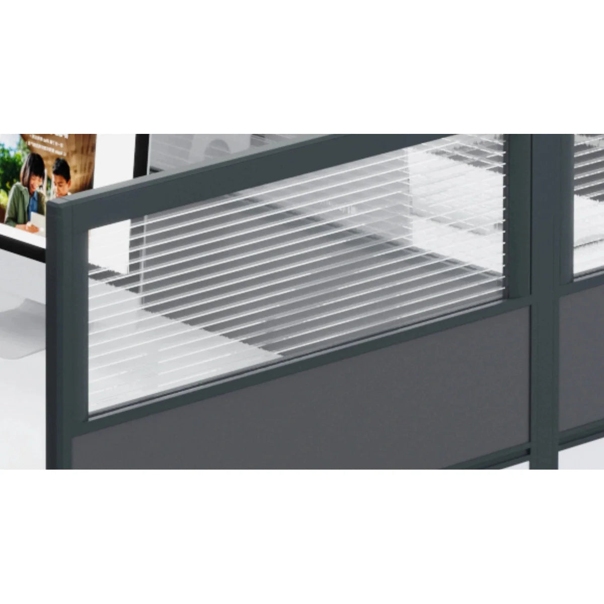 Averon · L-Shaped Cubicle Workstation