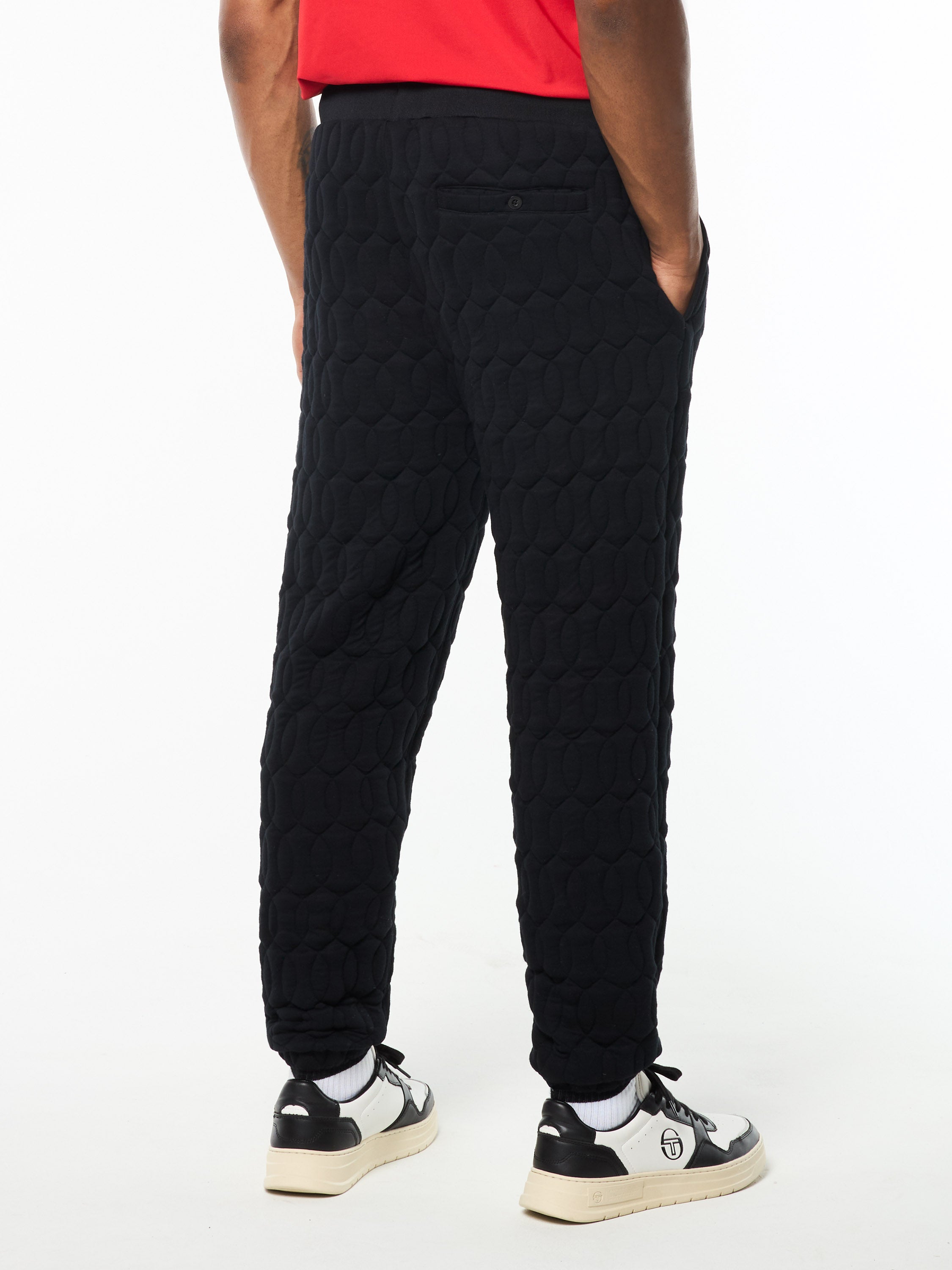 Aversa Quilted Sweatpant- Black Beauty