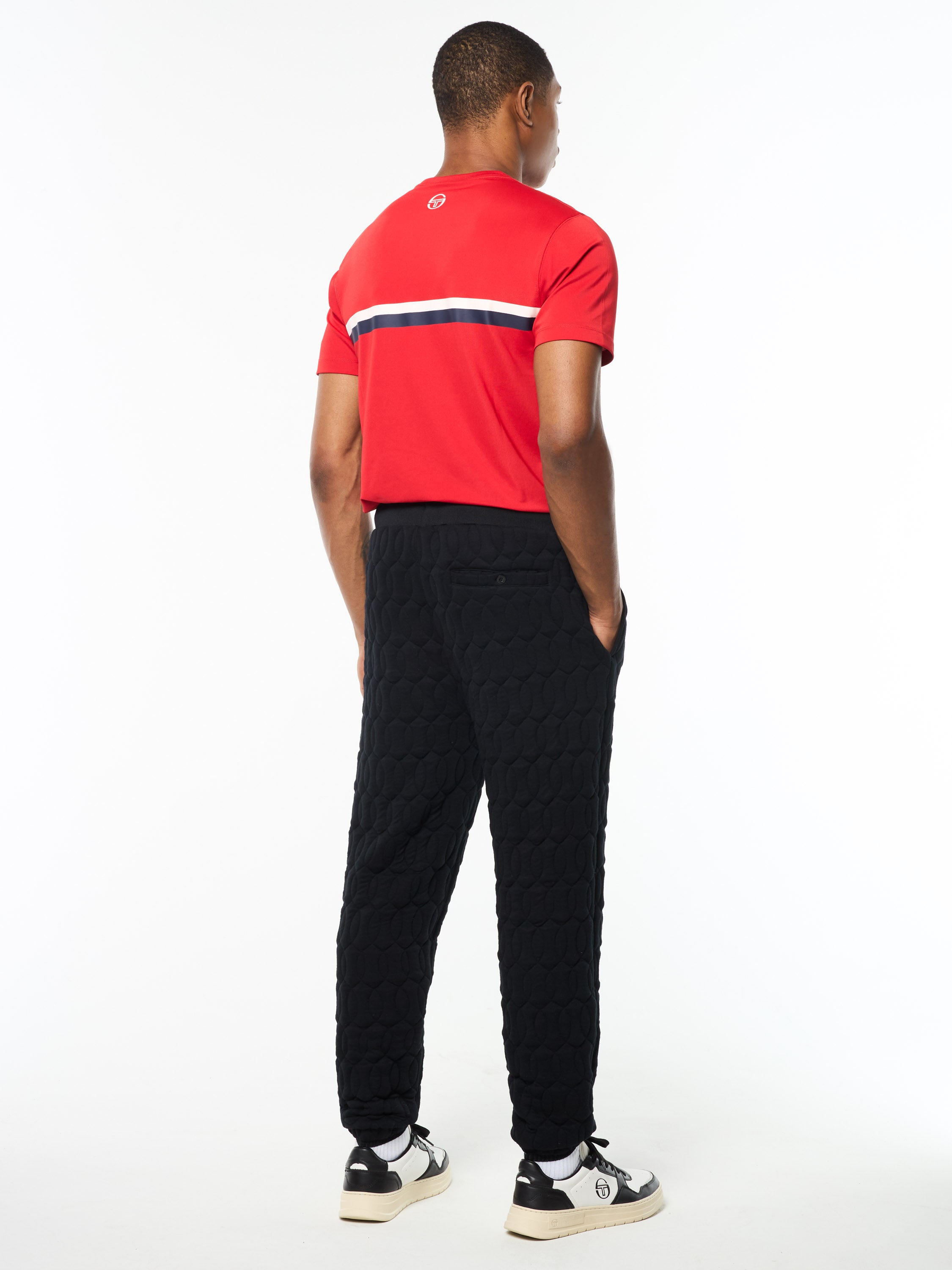 Aversa Quilted Sweatpant- Black Beauty