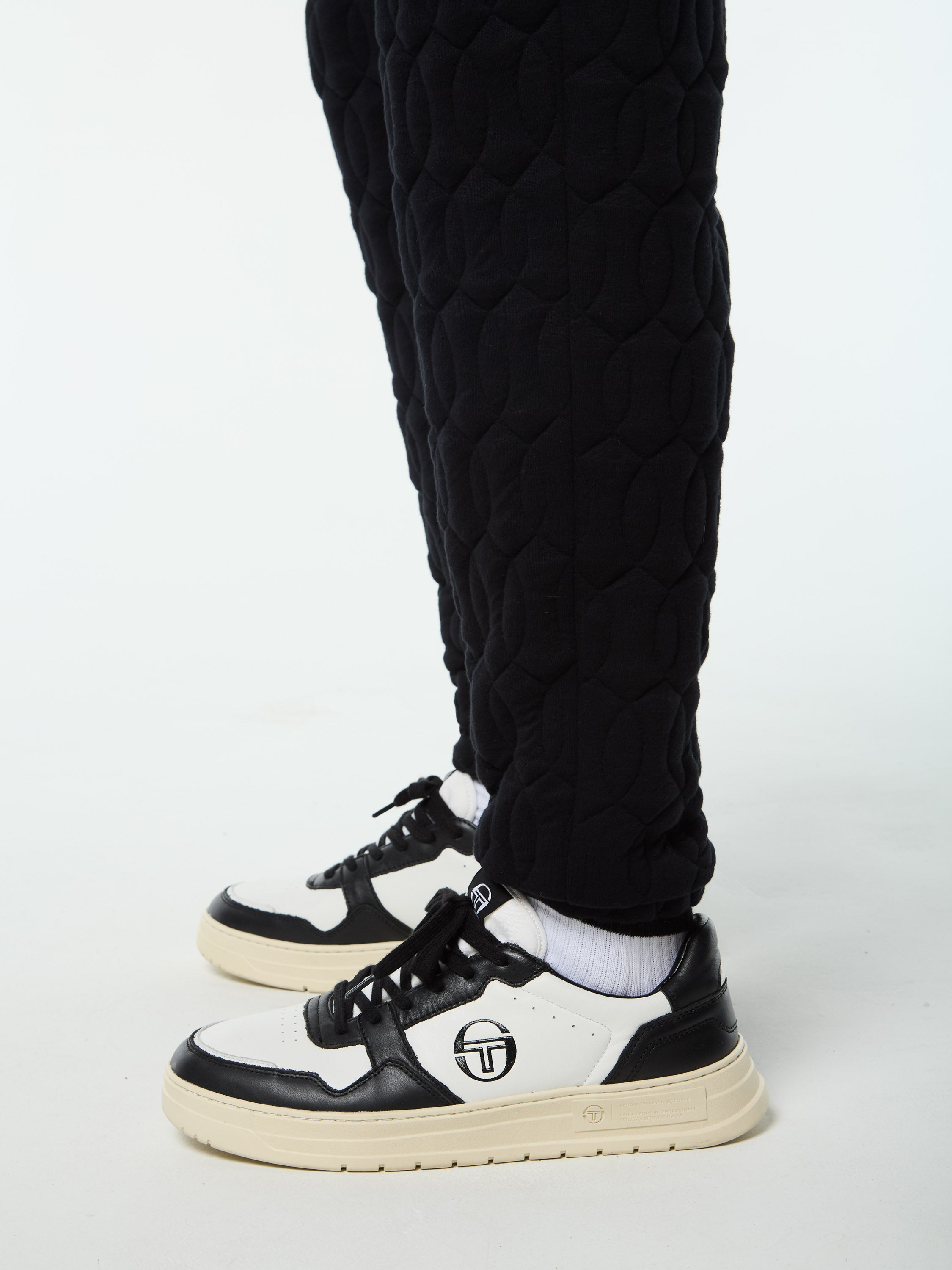 Aversa Quilted Sweatpant- Black Beauty