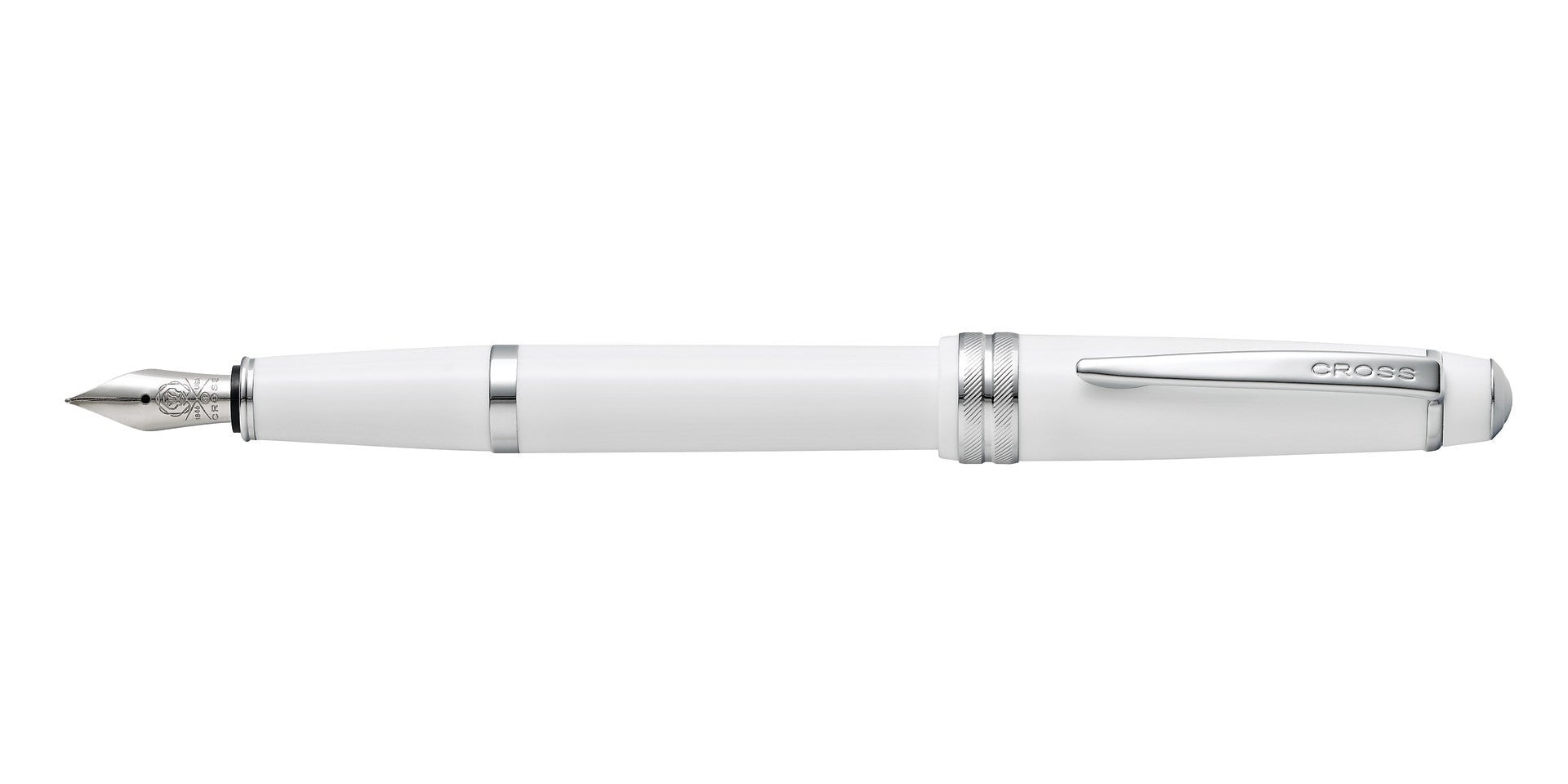 Bailey Light™ Polished White Resin Extra-Fine Nib Fountain Pen