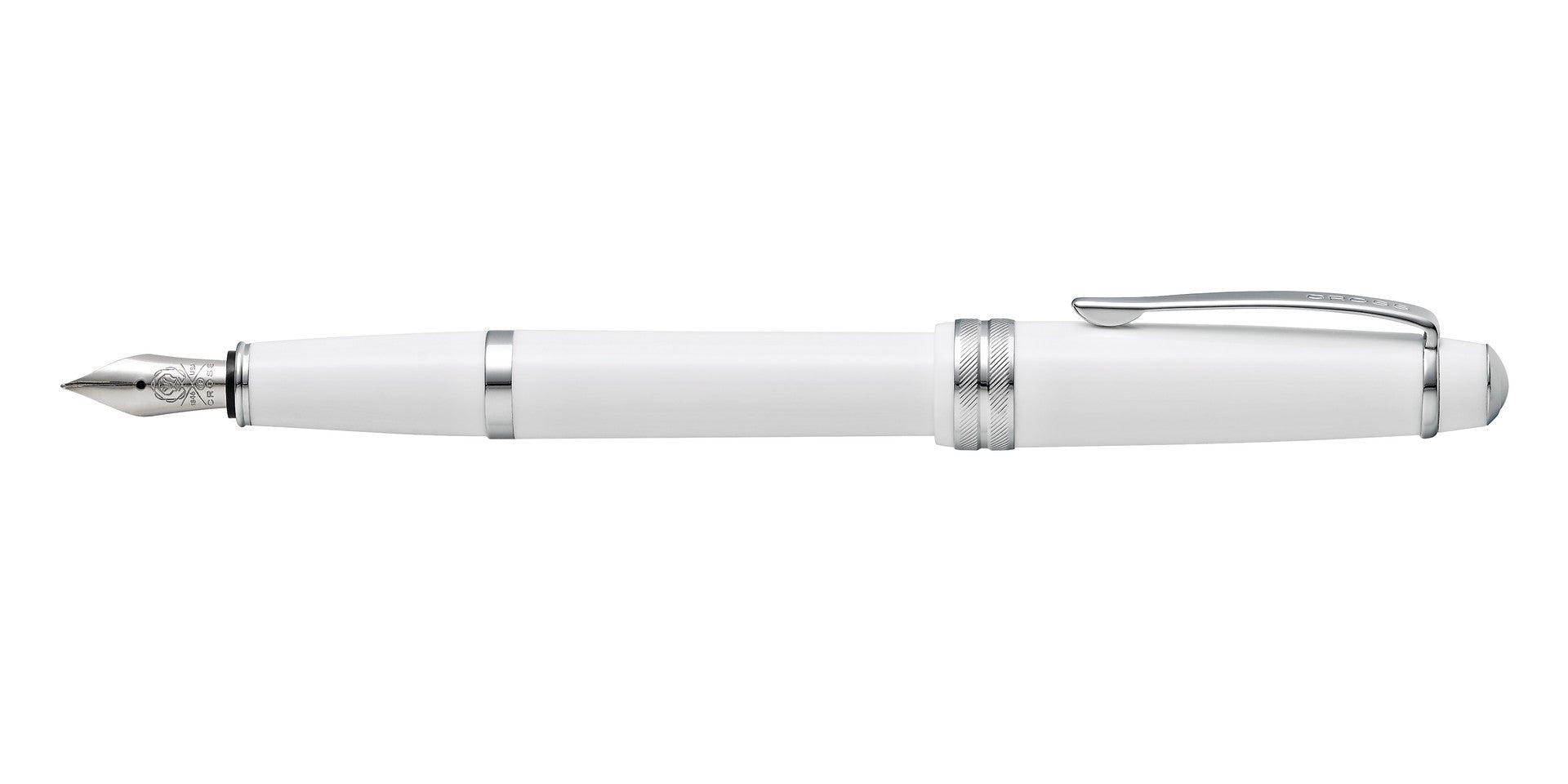 Bailey Light™ Polished White Resin Extra-Fine Nib Fountain Pen