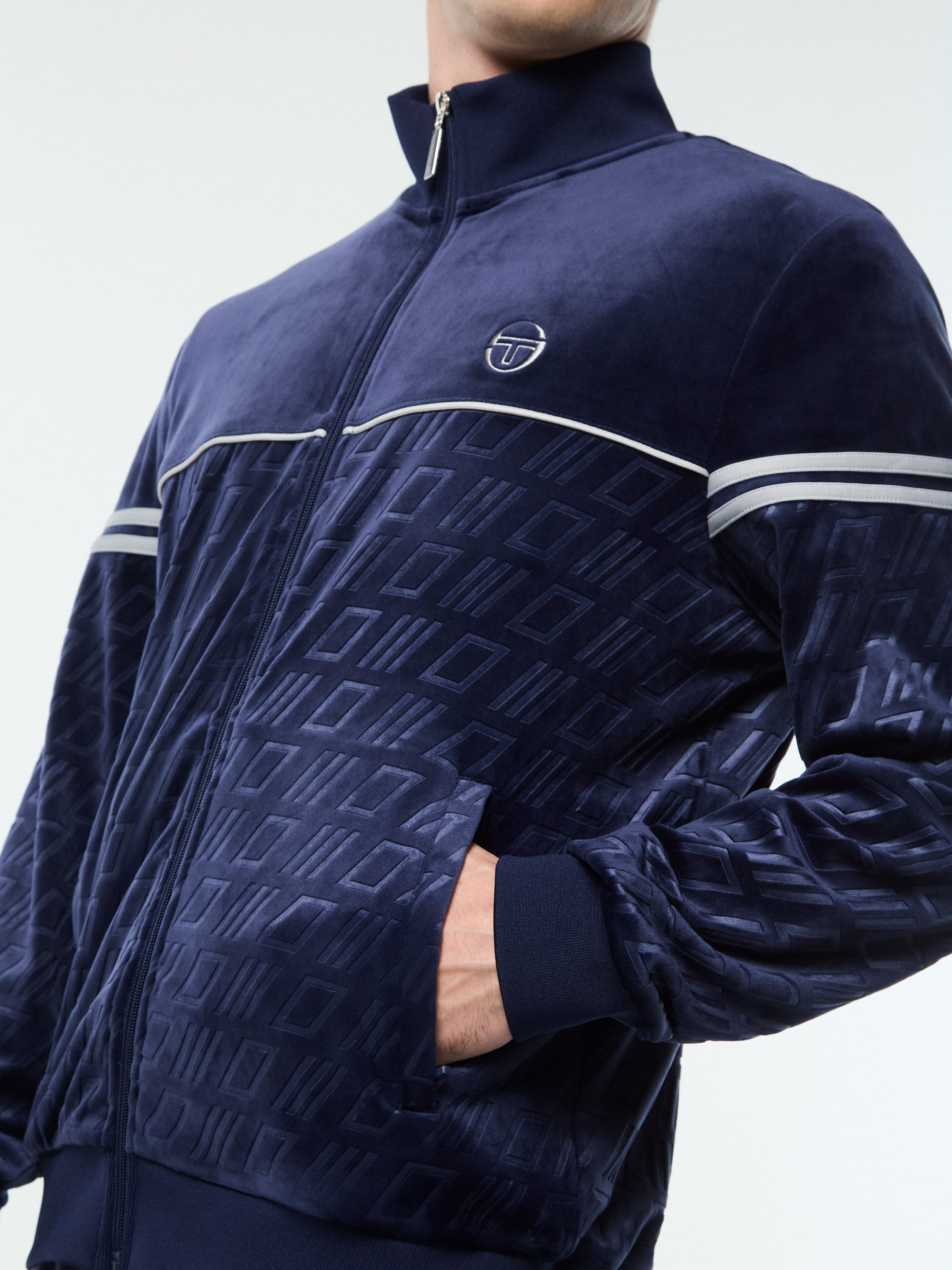 Bandiera Track Jacket- Maritime Blue