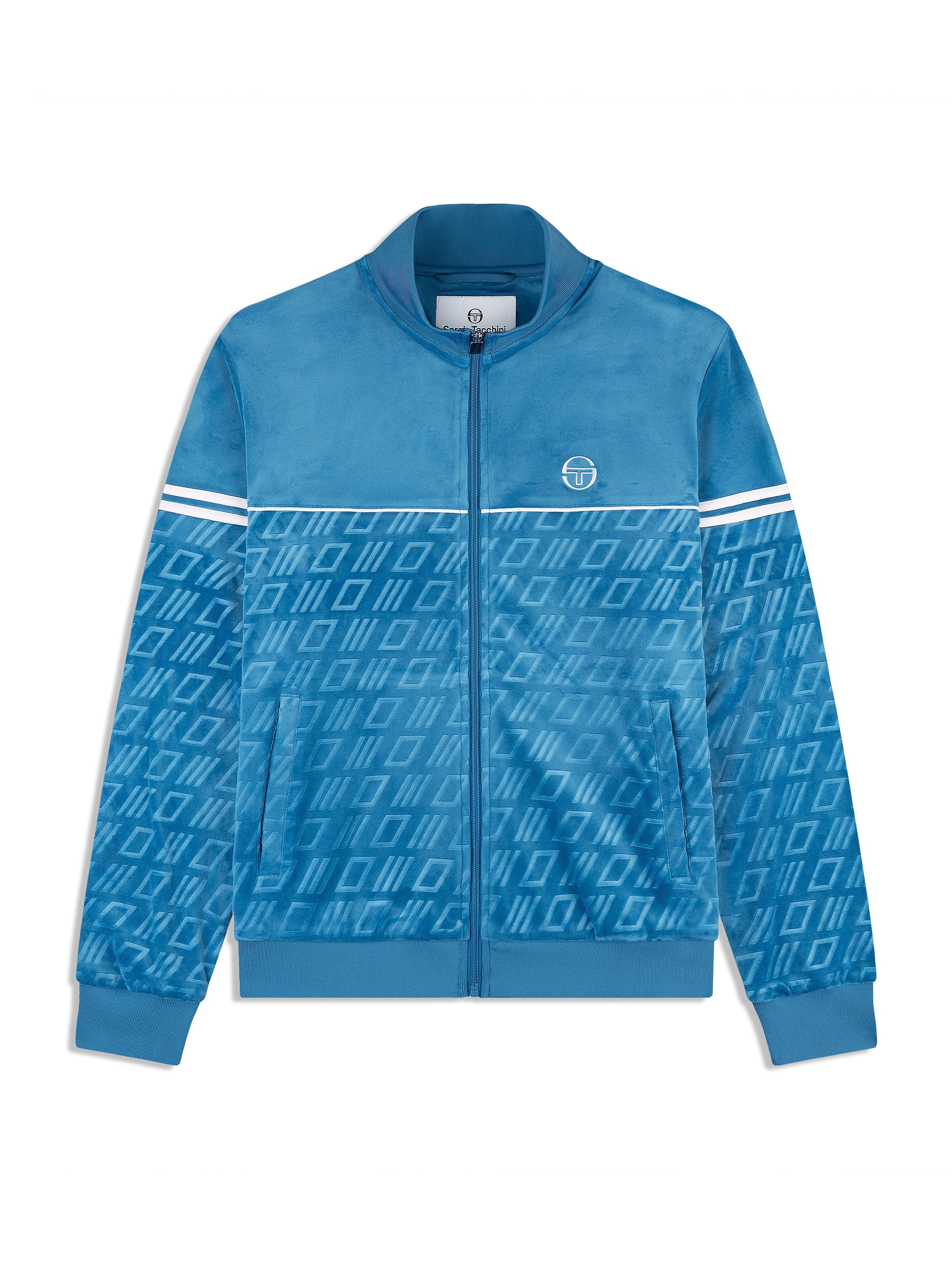 Bandiera Track Jacket- Mykonos Blue
