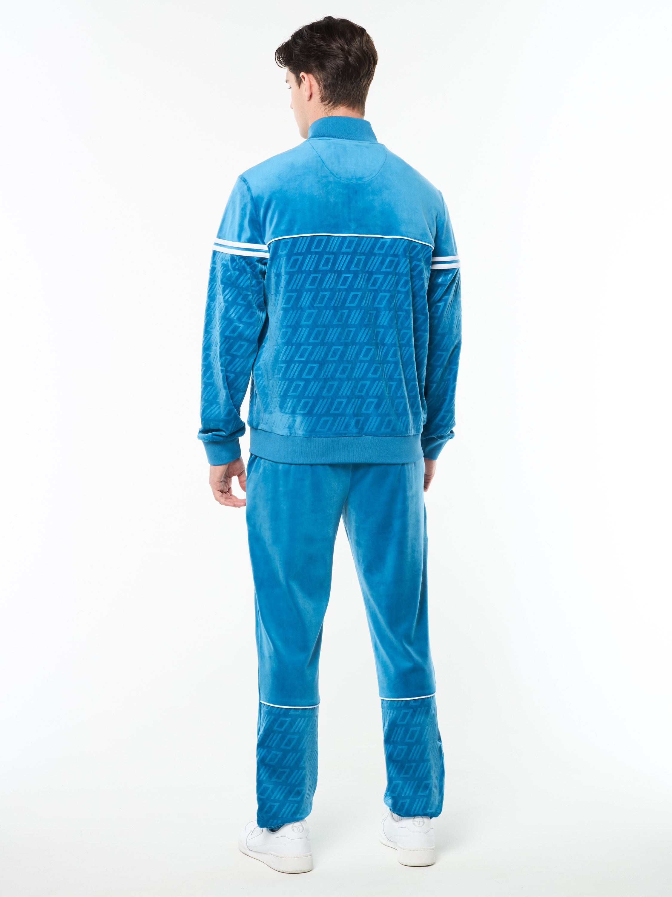 Bandiera Track Jacket- Mykonos Blue