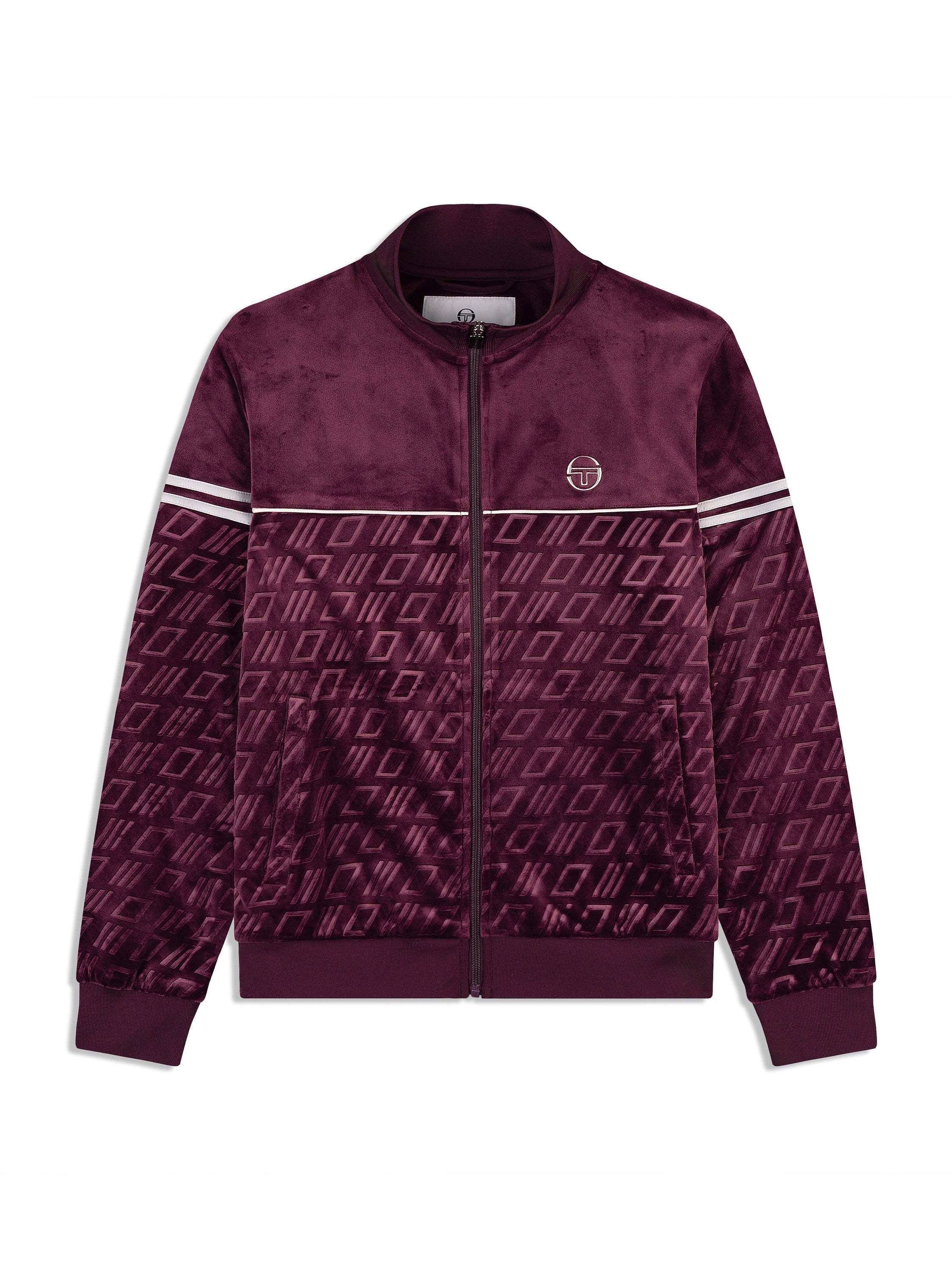 Bandiera Track Jacket- Potent Purple