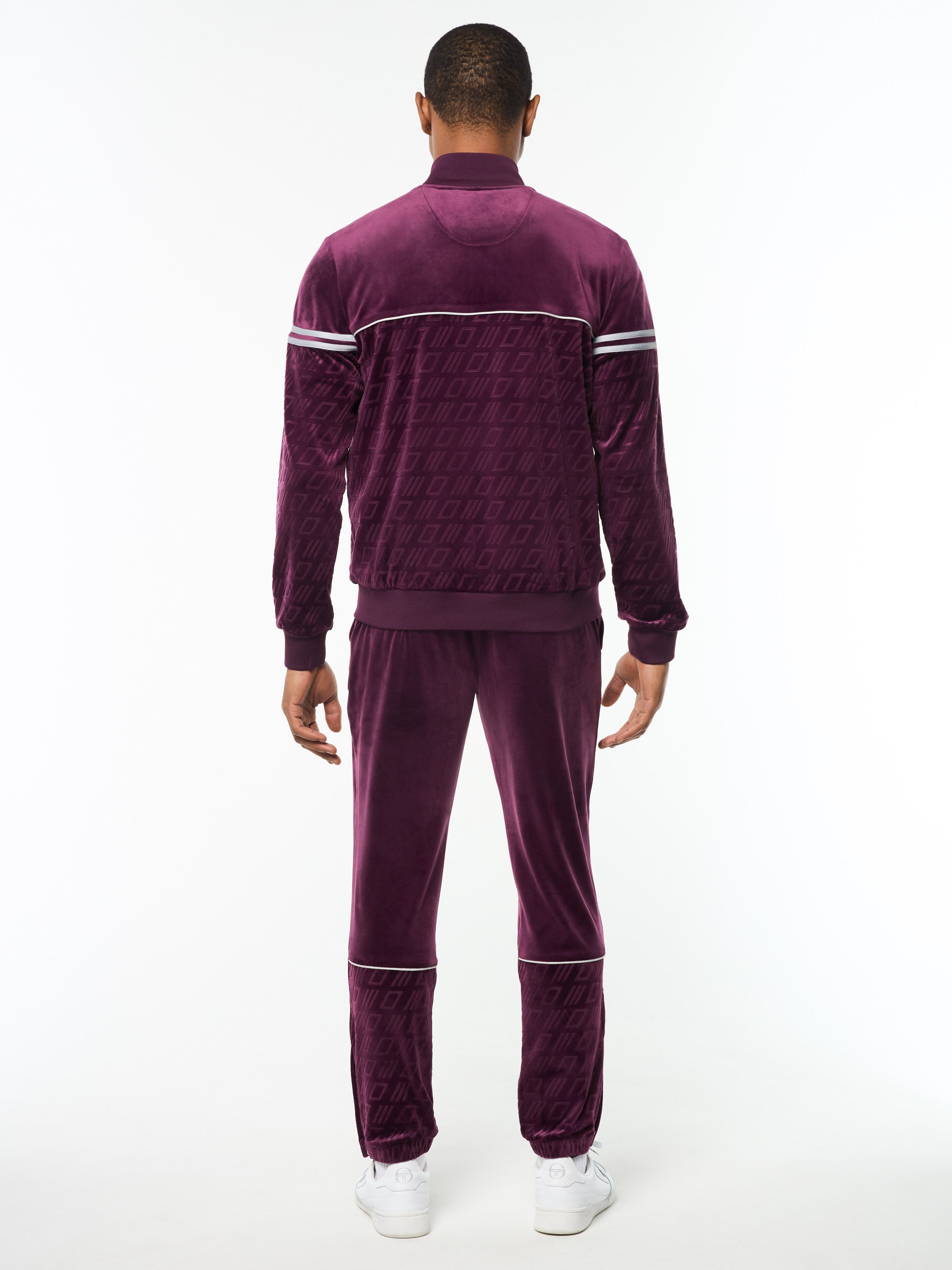 Bandiera Track Jacket- Potent Purple