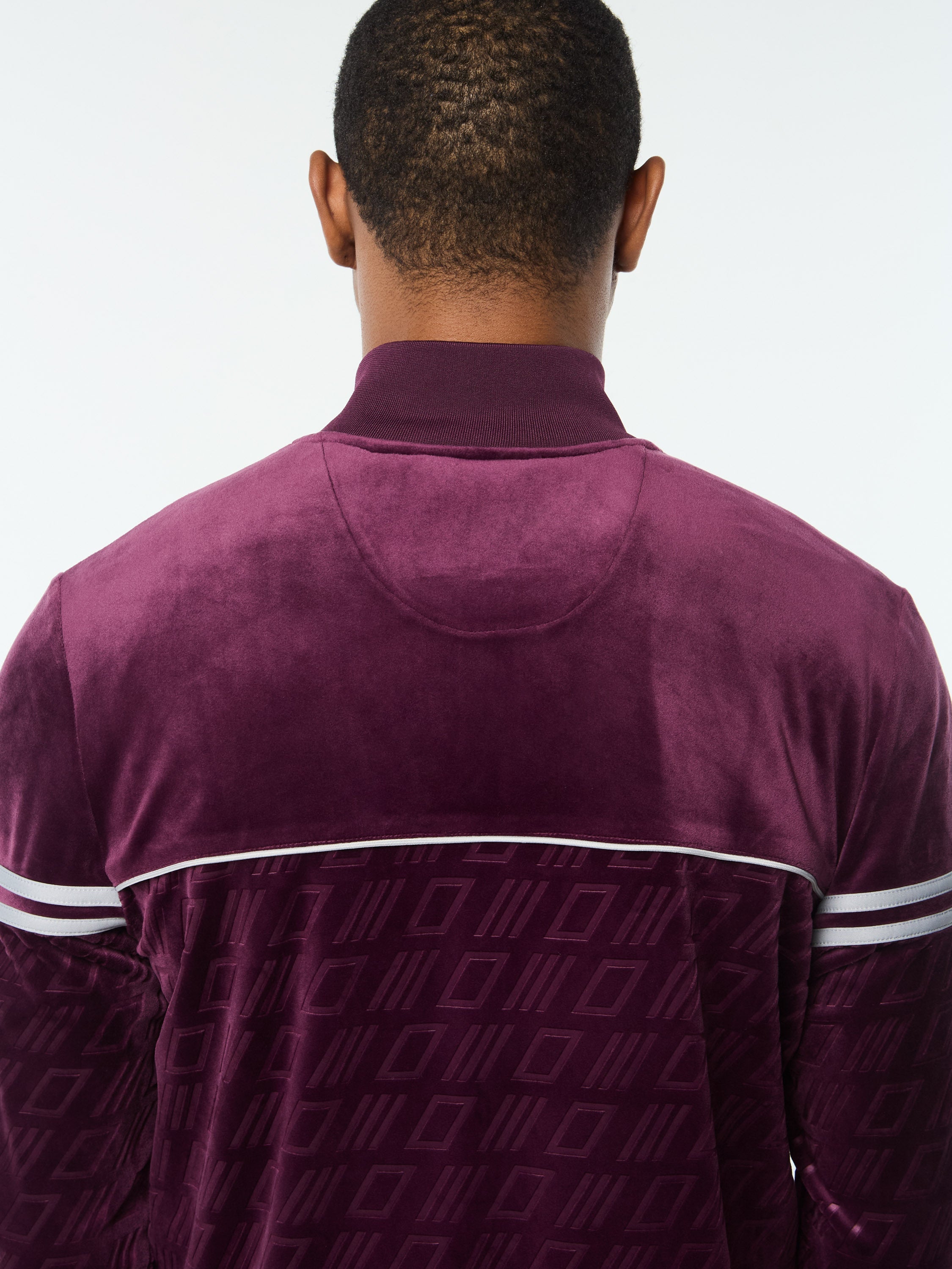 Bandiera Track Jacket- Potent Purple