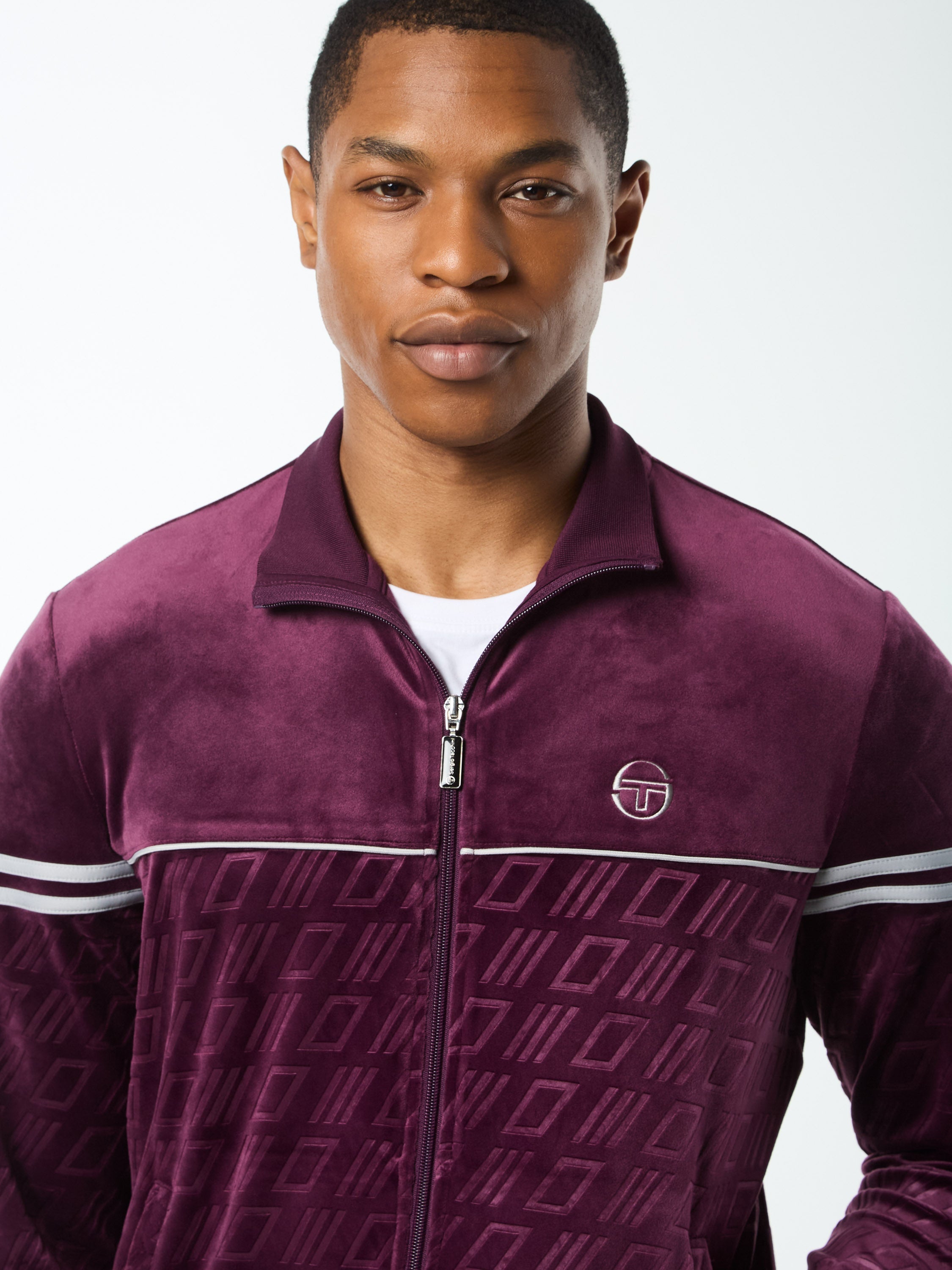 Bandiera Track Jacket- Potent Purple