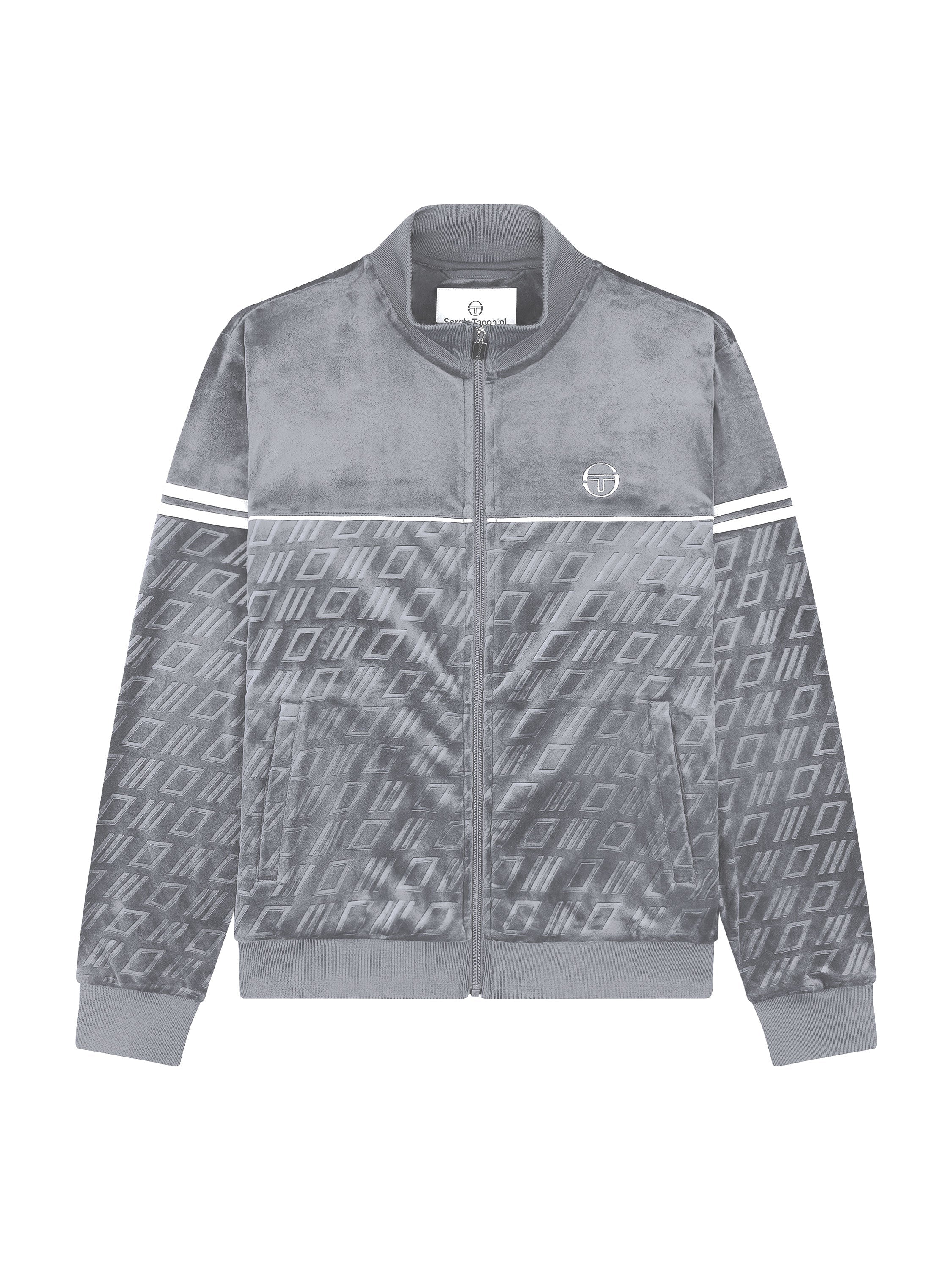 Bandiera Track Jacket- Sleet
