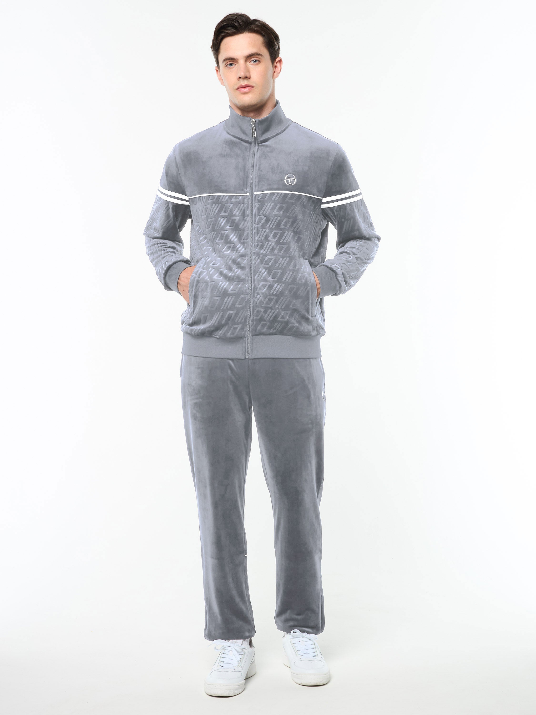 Bandiera Track Jacket- Sleet