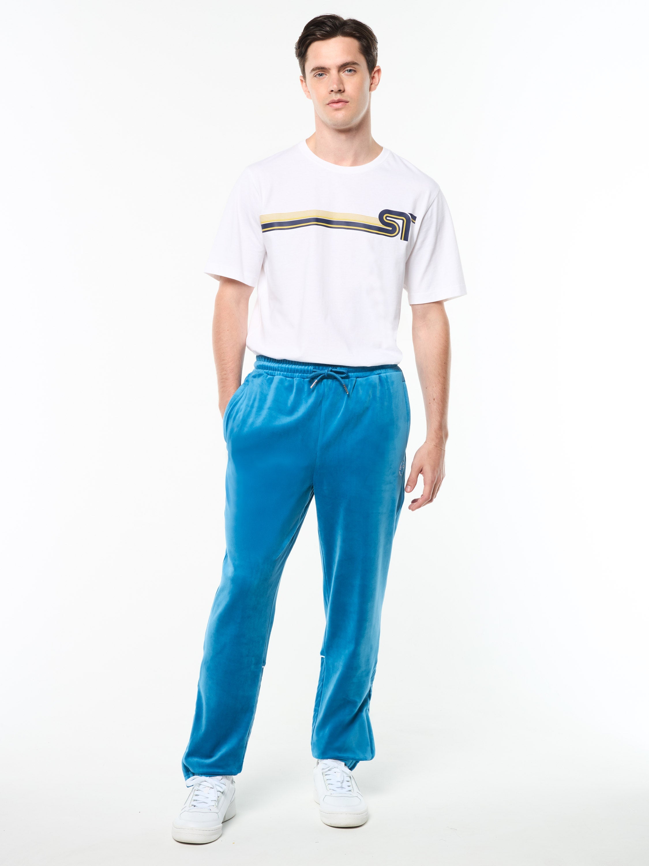 Bandiera Track Pant- Mykonos Blue