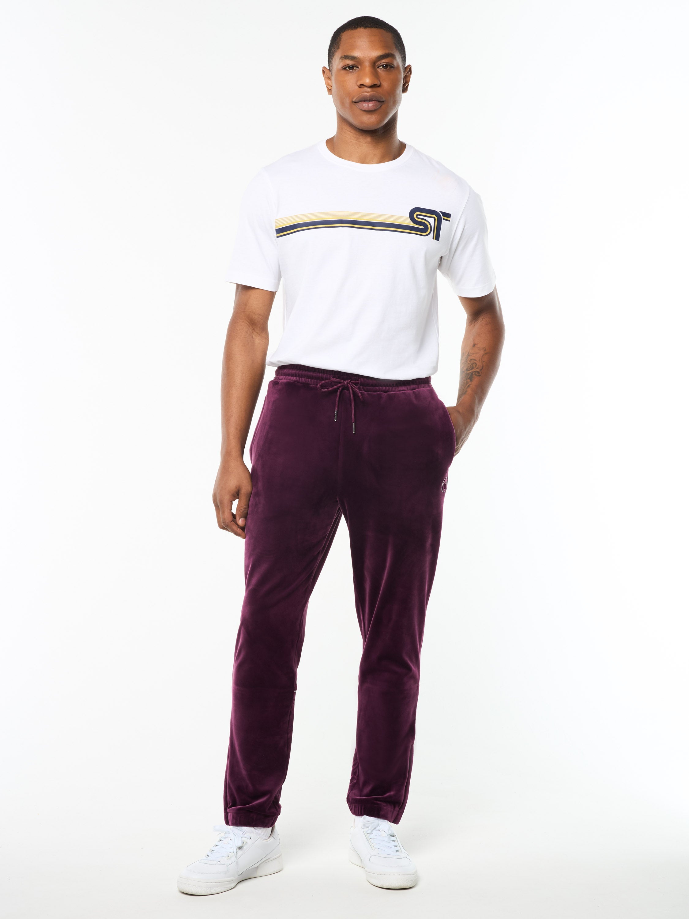 Bandiera Track Pant- Potent Purple
