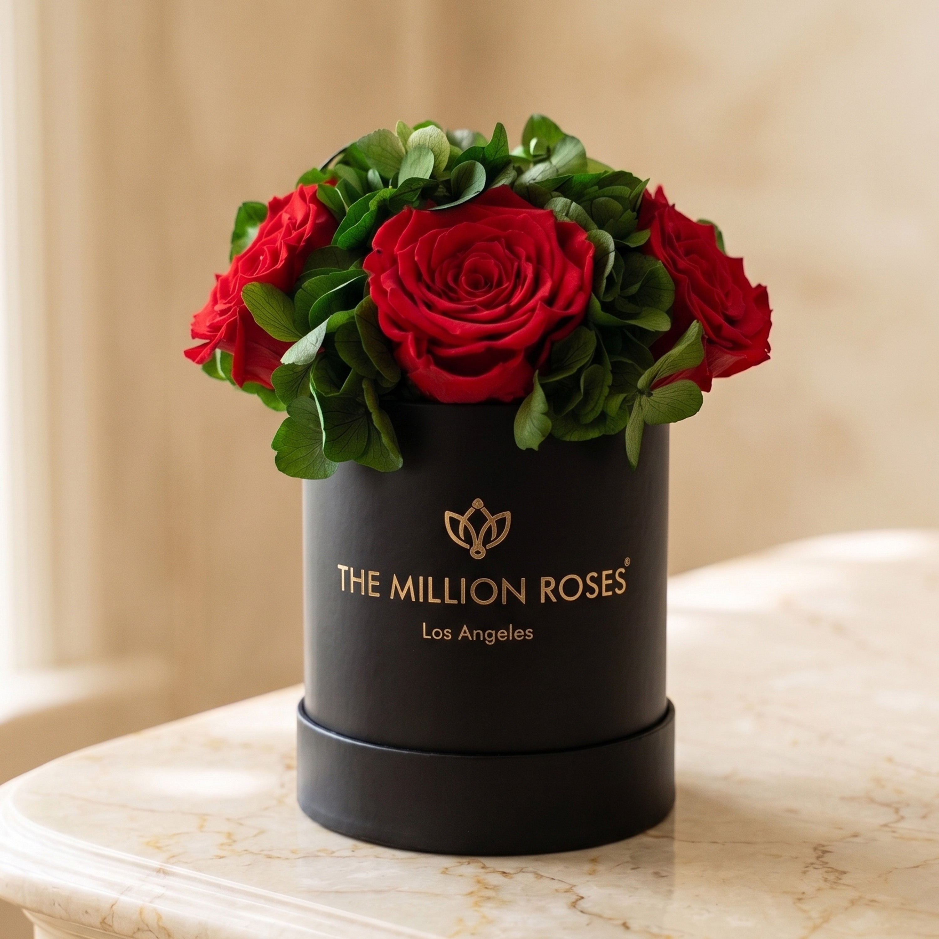 Basic Black Garden Box | Red Roses