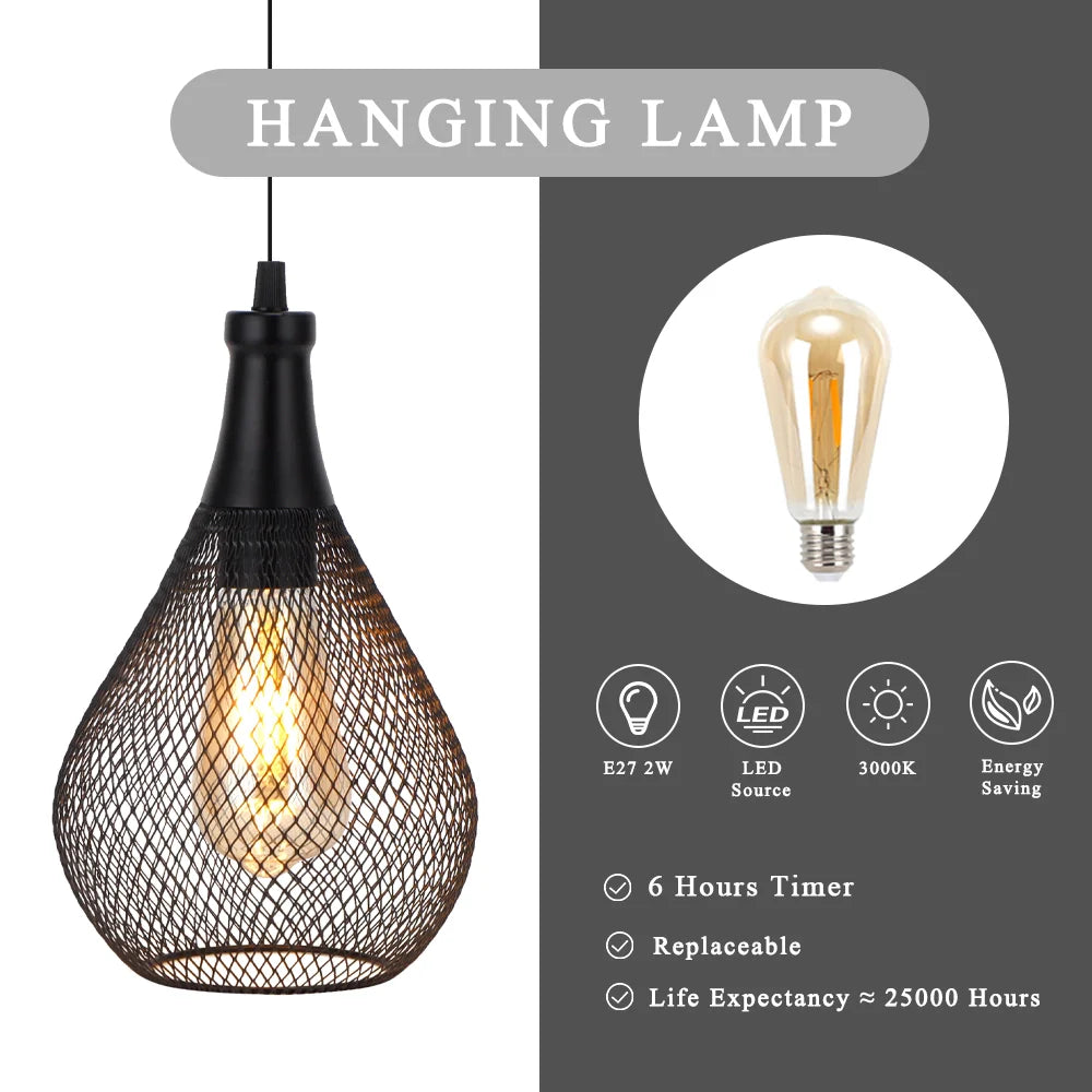 Battery Operated Hanging Lamp