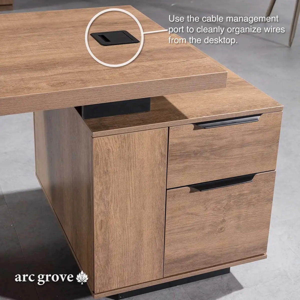 Bayly · 6′ wide Modern Office Desk